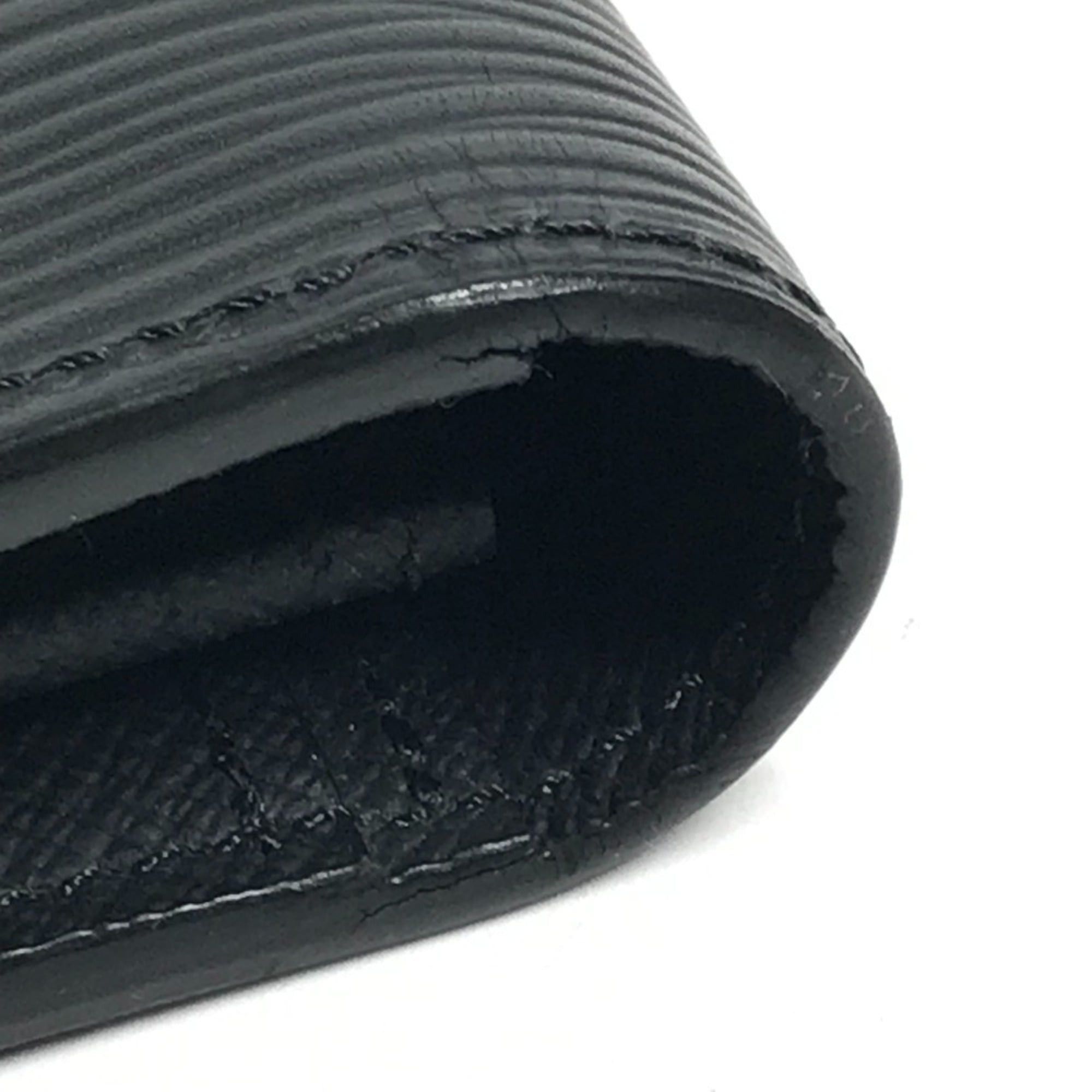 Louis Vuitton LOUIS VUITTON M60622 Epi Portefeuille Brazza Bi-fold Long Wallet, Leather, Men's/Women's, Noir Black Size ONE SIZE - 10 Thumbnail