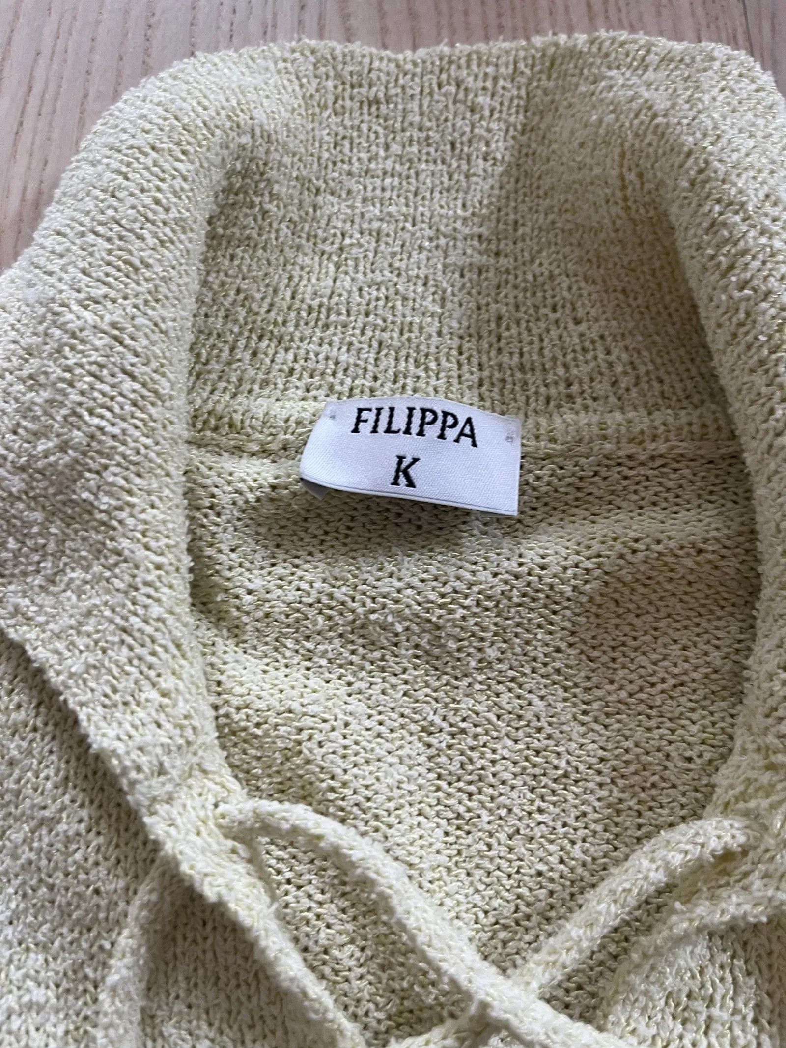 Filippa K Filippa K Cropped Polo Sweater Sweater Size M / US 6-8 / IT 42-44 - 3 Thumbnail