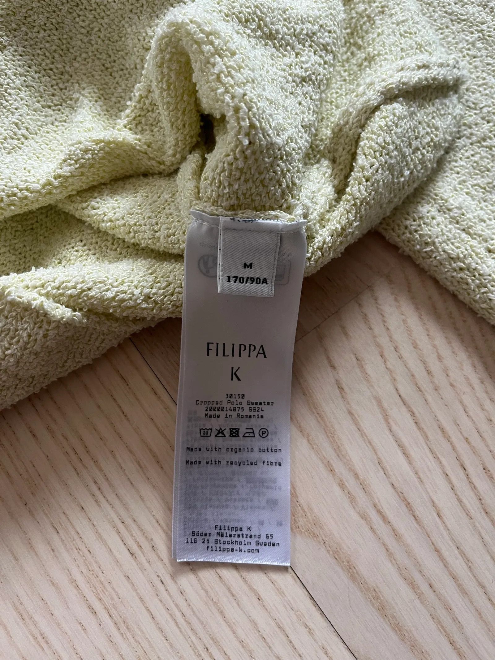 Filippa K Filippa K Cropped Polo Sweater Sweater Size M / US 6-8 / IT 42-44 - 4 Thumbnail