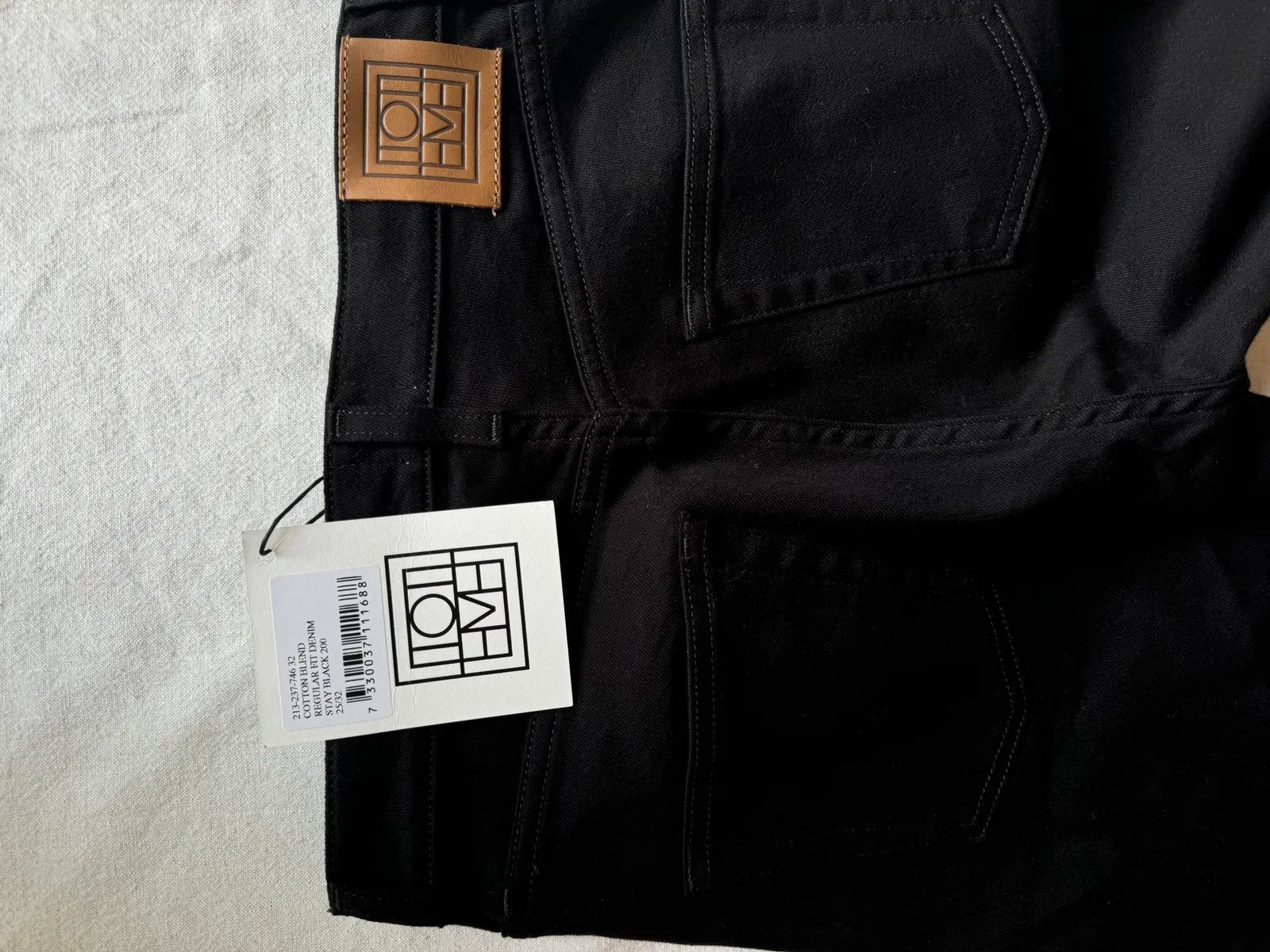 Toteme Toteme Regular fit jeans - stay black Jeans Size 25" / US 0 / IT 36 - 4 Thumbnail