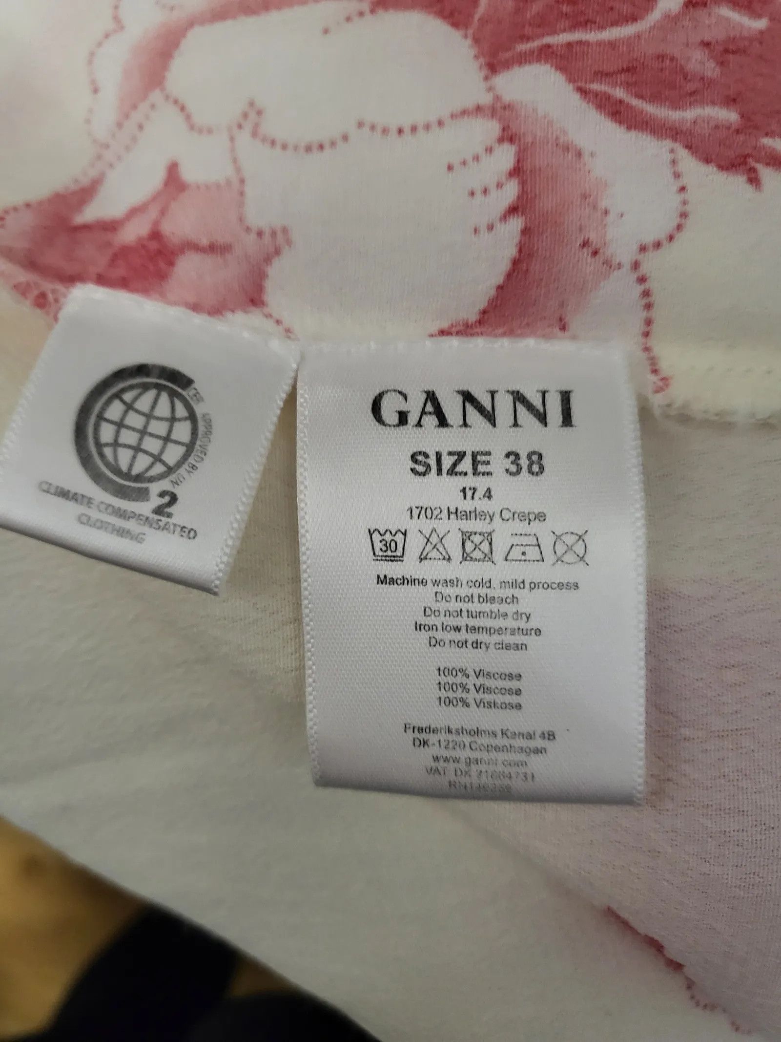 Ganni Ganni Harley Crepe Dress Size S / US 4 / IT 40 - 3 Thumbnail