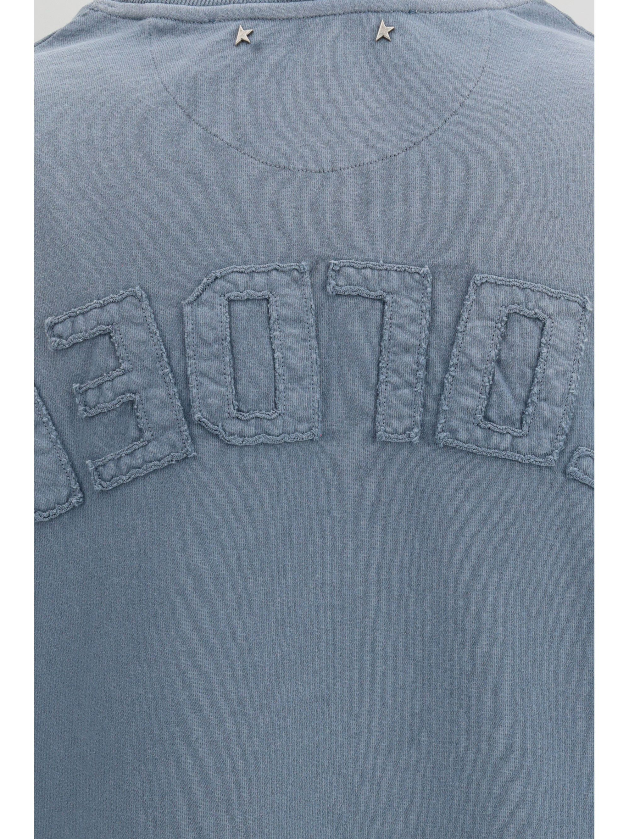 Golden Goose T-Shirt crewneck with logo patch Size S / US 4 / IT 40 - 3 Thumbnail