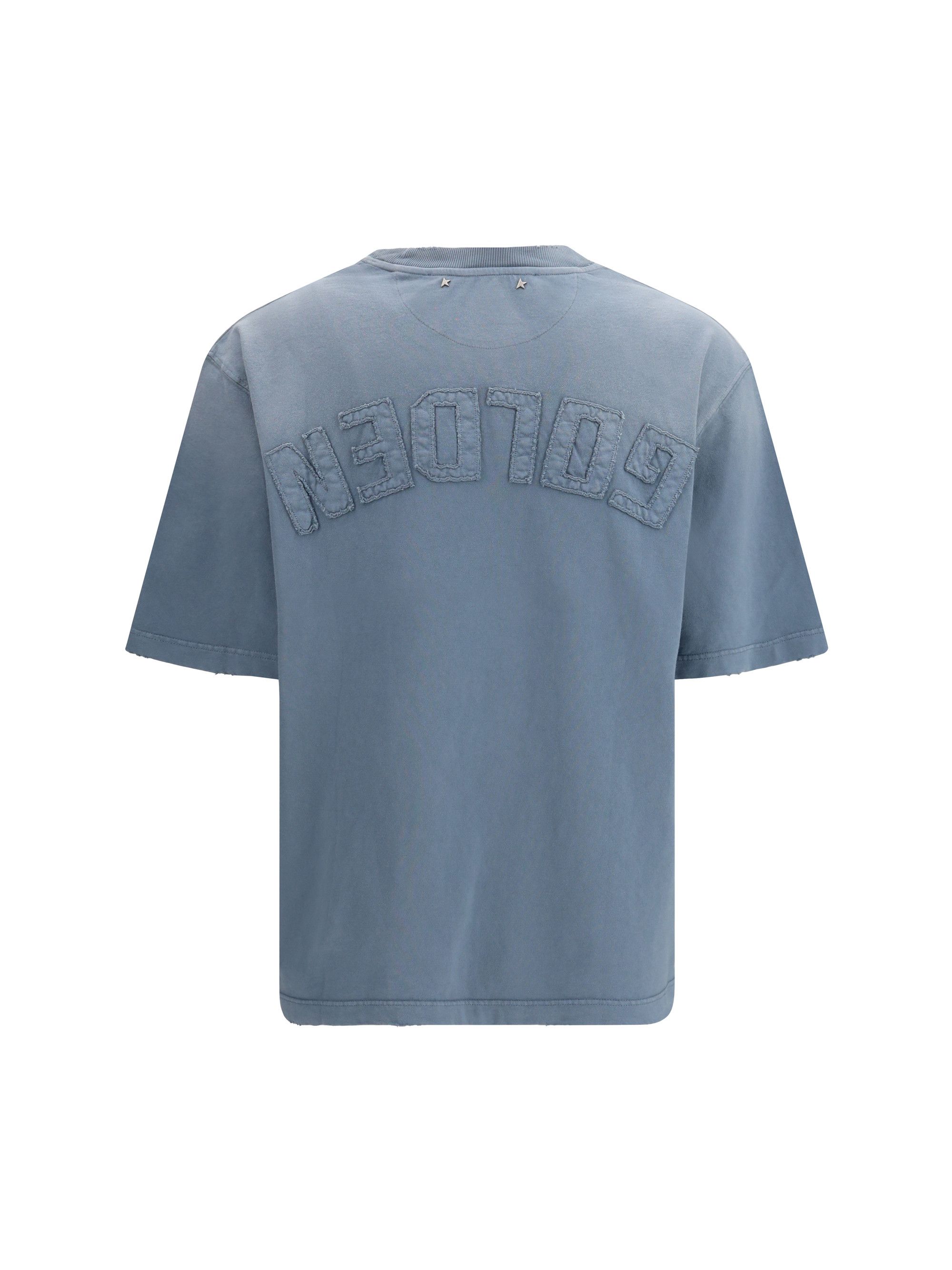 Golden Goose T-Shirt crewneck with logo patch Size S / US 4 / IT 40 - 2 Thumbnail
