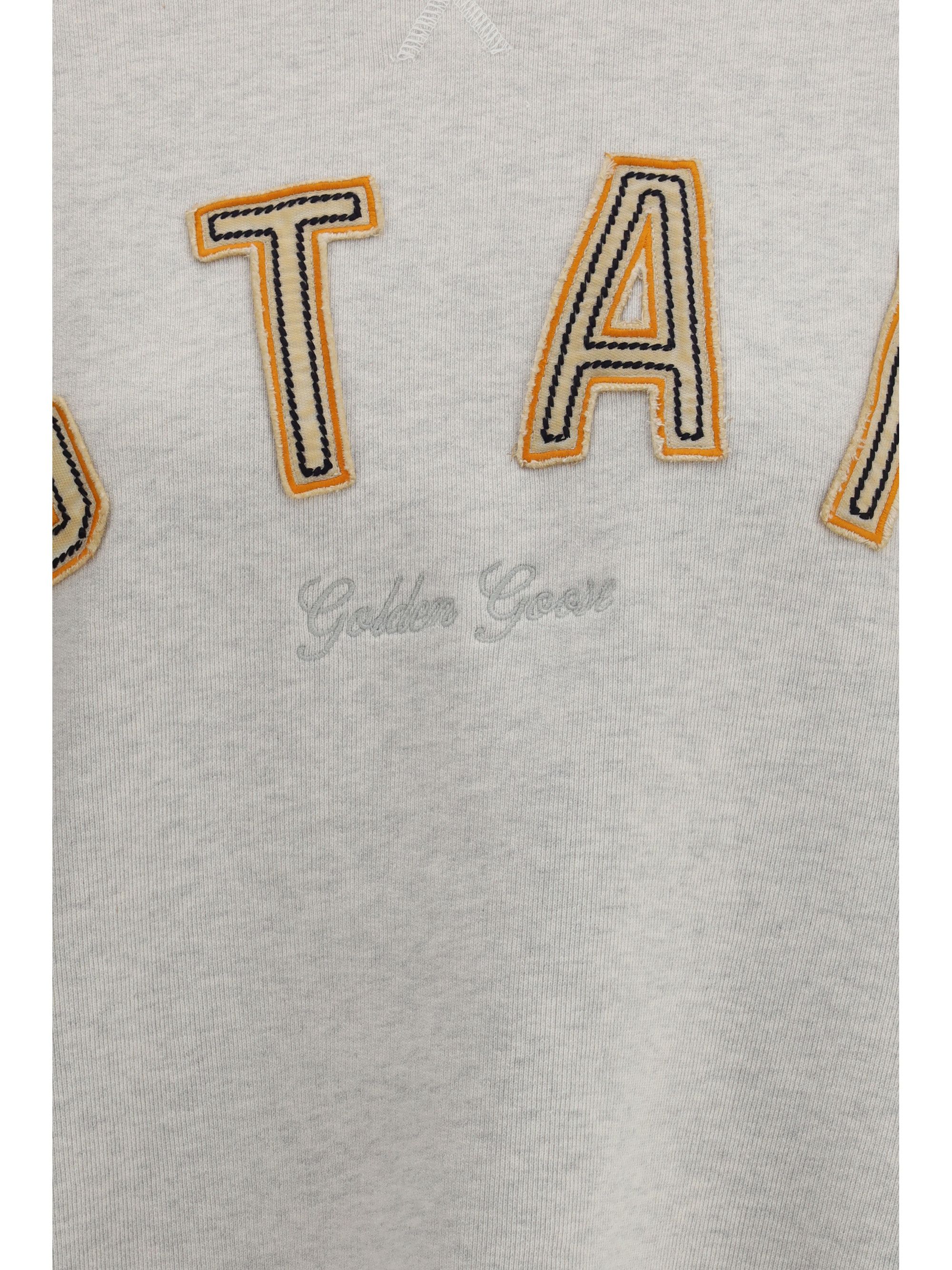 Golden Goose Sweatshirt crewneck in cotton with contrasting logo Size S / US 4 / IT 40 - 3 Thumbnail