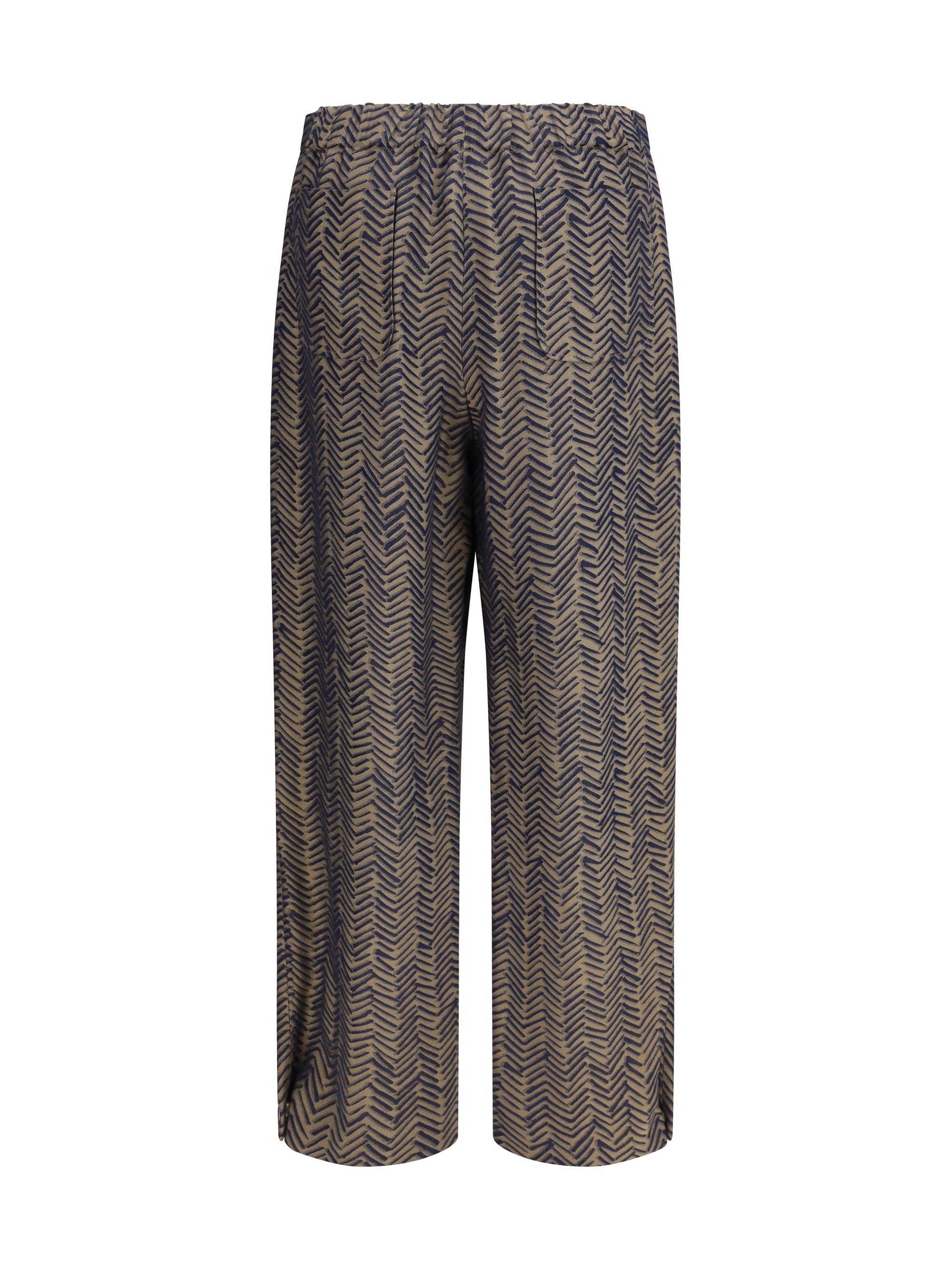 Giorgio Armani Chevron jacquard viscose Pants Size 28" / US 6 / IT 42 - 2 Thumbnail