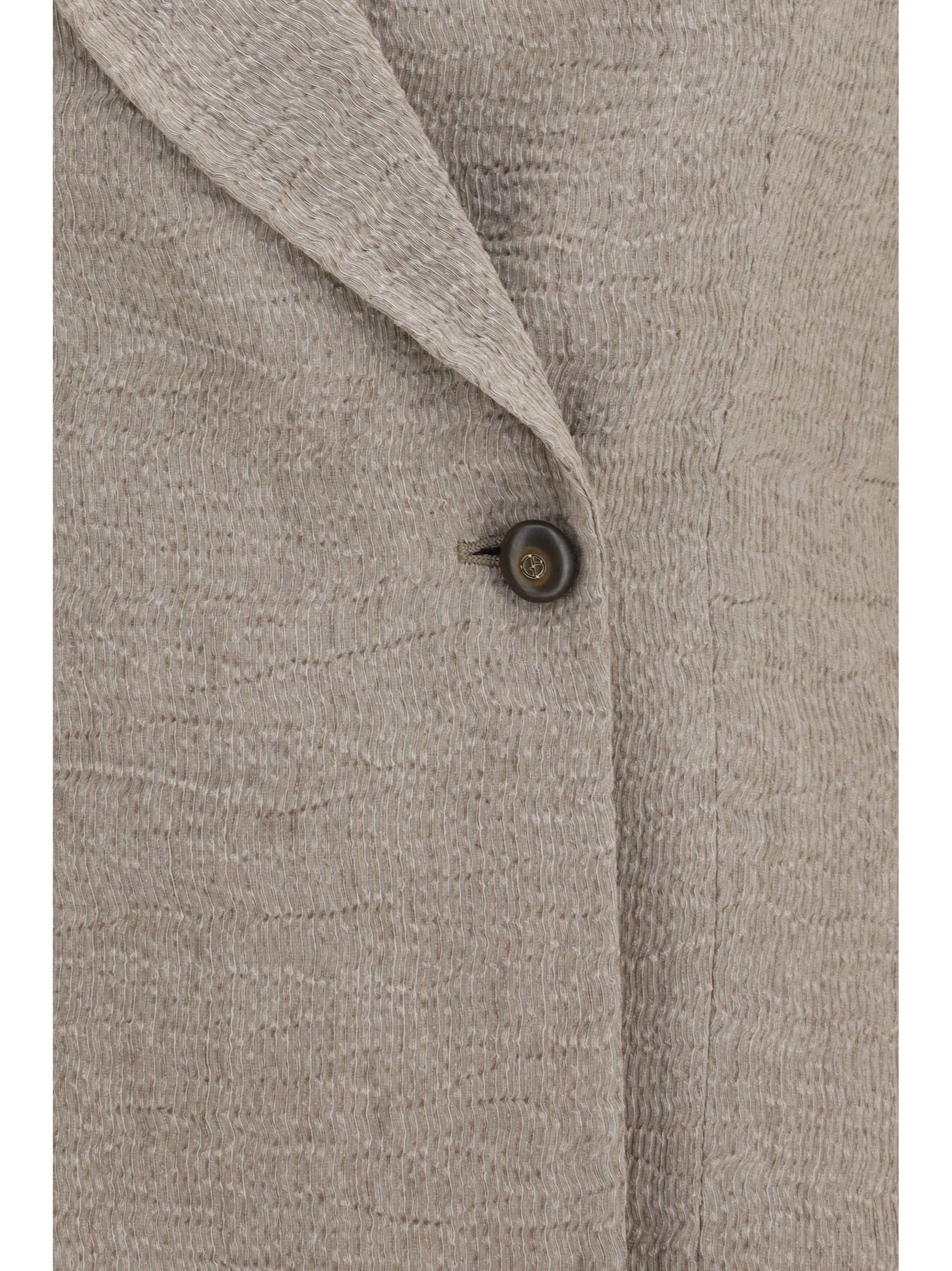 Giorgio Armani Linen Blazer Size M / US 6-8 / IT 42-44 - 3 Thumbnail