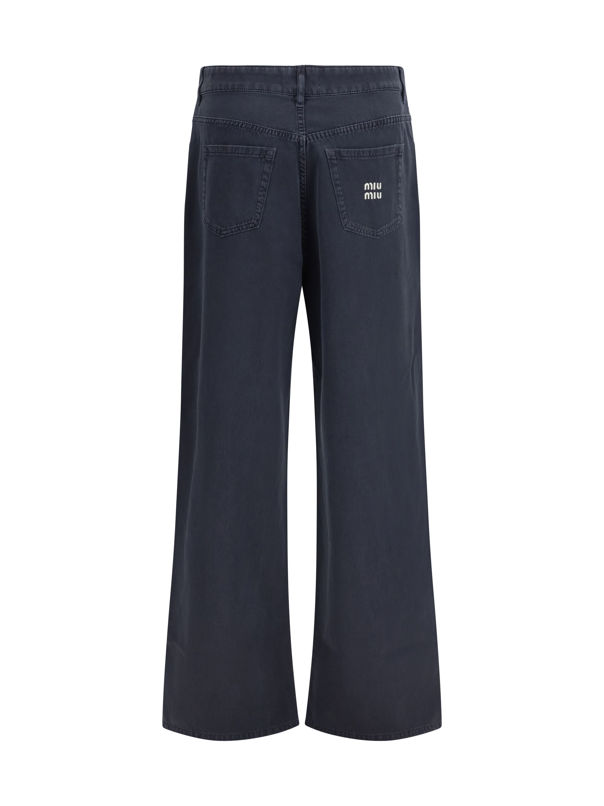 Miu Miu Flare Jeans Size 27" / US 4 / IT 40 - 2 Thumbnail