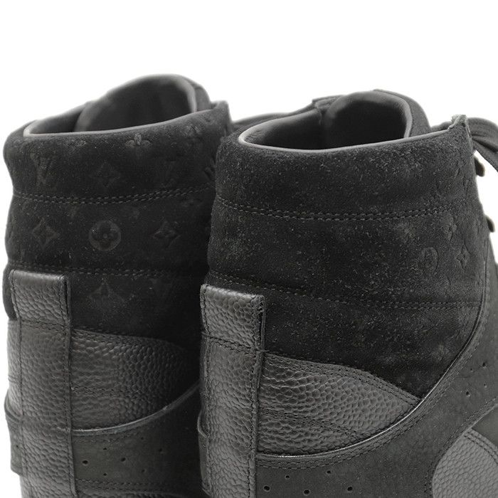 Louis Vuitton Louis Vuitton Louis Vuitton Monogram Leather Suede Sneakers Leather Shoes DUTY FREE for USA Size ONE SIZE - 6 Thumbnail
