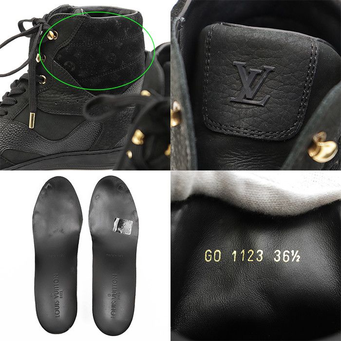 Louis Vuitton Louis Vuitton Louis Vuitton Monogram Leather Suede Sneakers Leather Shoes DUTY FREE for USA Size ONE SIZE - 9 Thumbnail