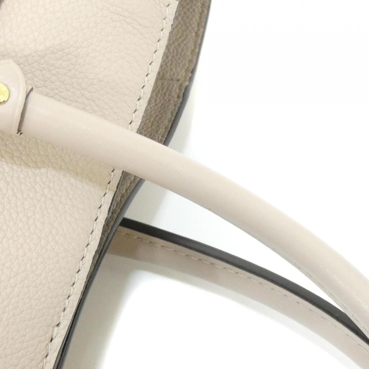 Louis Vuitton Louis Vuitton Louis Vuitton On My Side calf leather coated canvas bag Leather Tote Bag M58485 DUTY FREE for USA Size ONE SIZE - 8 Thumbnail