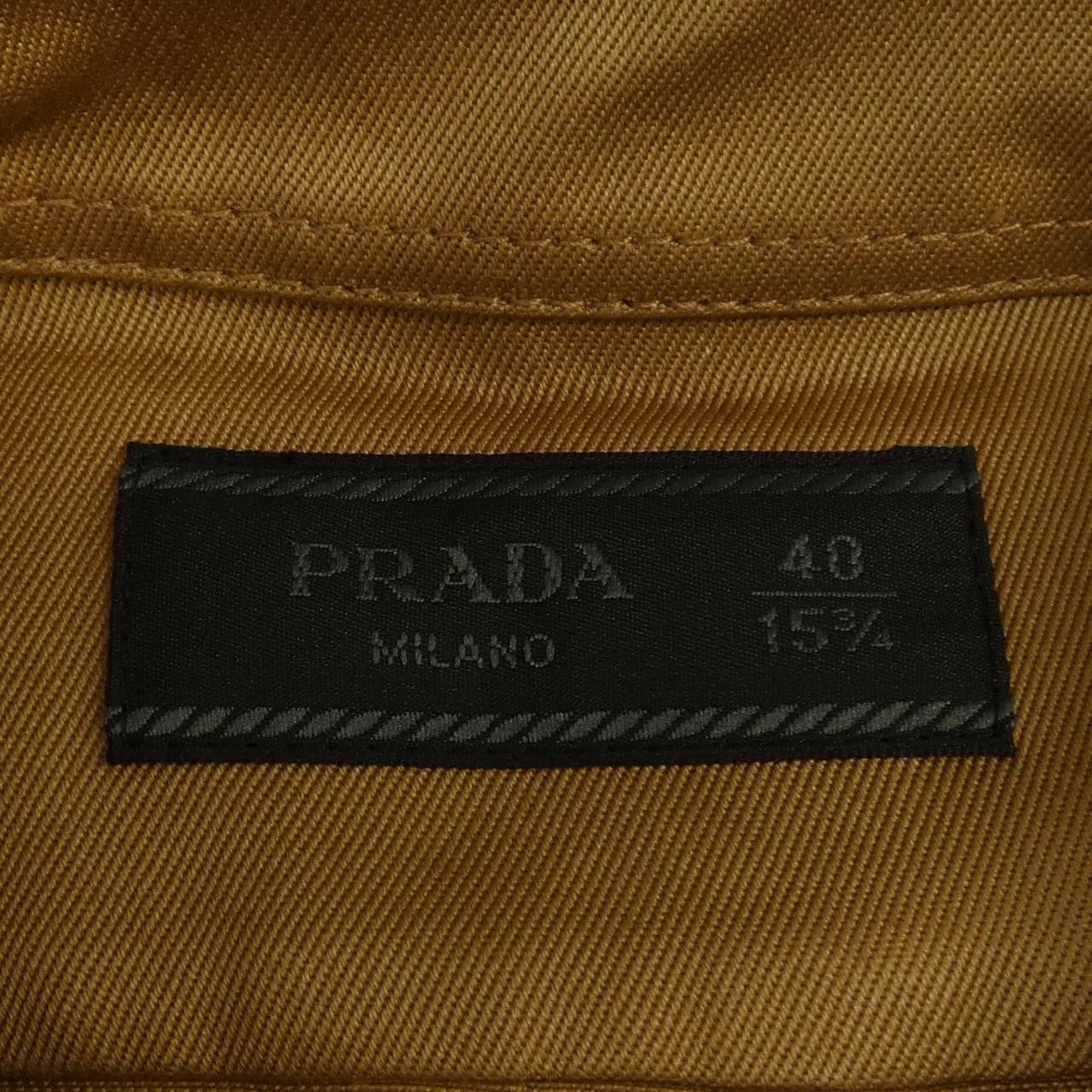 Prada Prada Prada Short Sleeve Shirt Textile Tops UCS361 S201 1UPX DUTY FREE for USA Size ONE SIZE - 4 Thumbnail