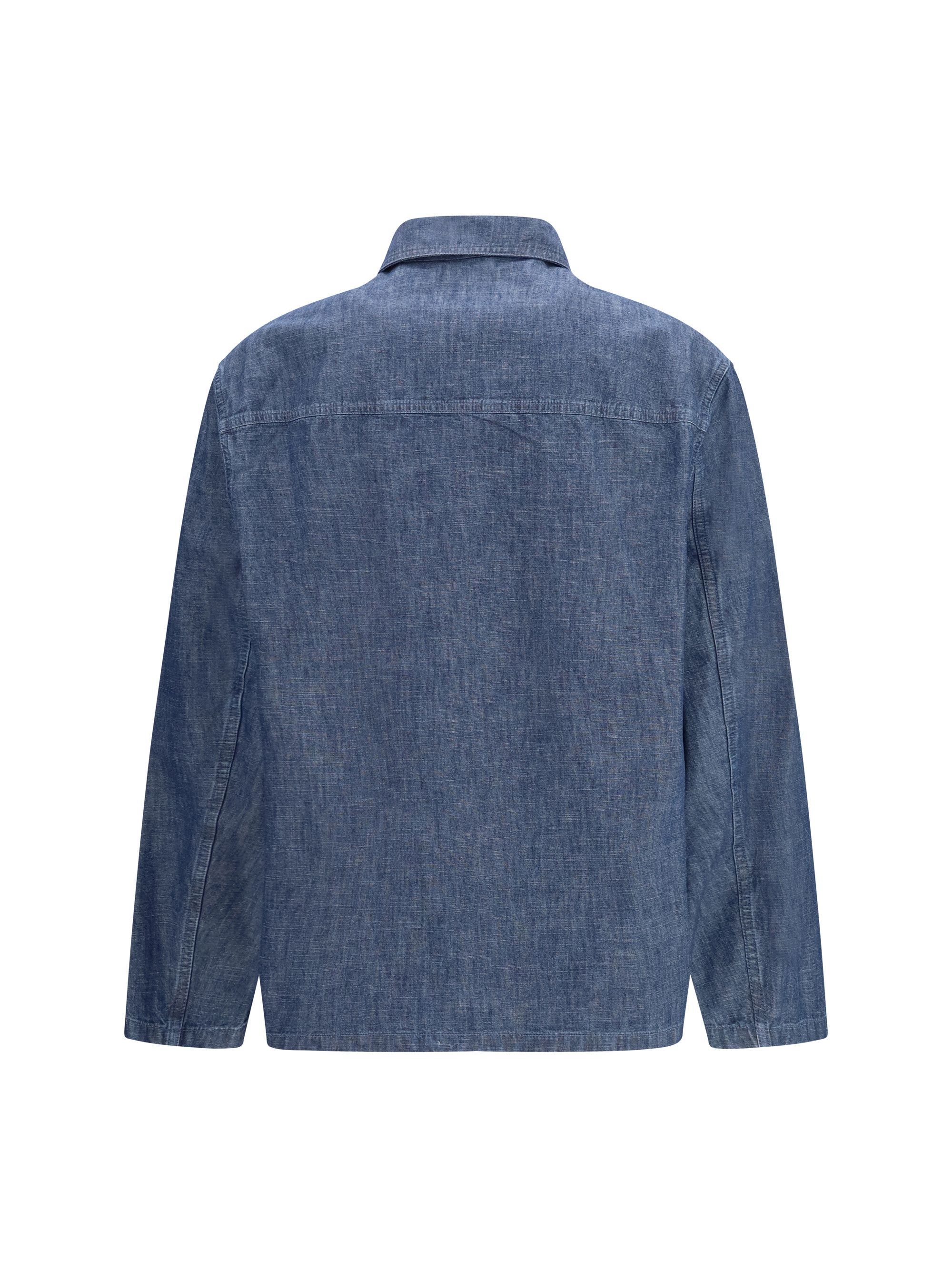 Jil Sander Patch-pocket chambray Overshirt Size US L / EU 52-54 / 3 - 2 Thumbnail