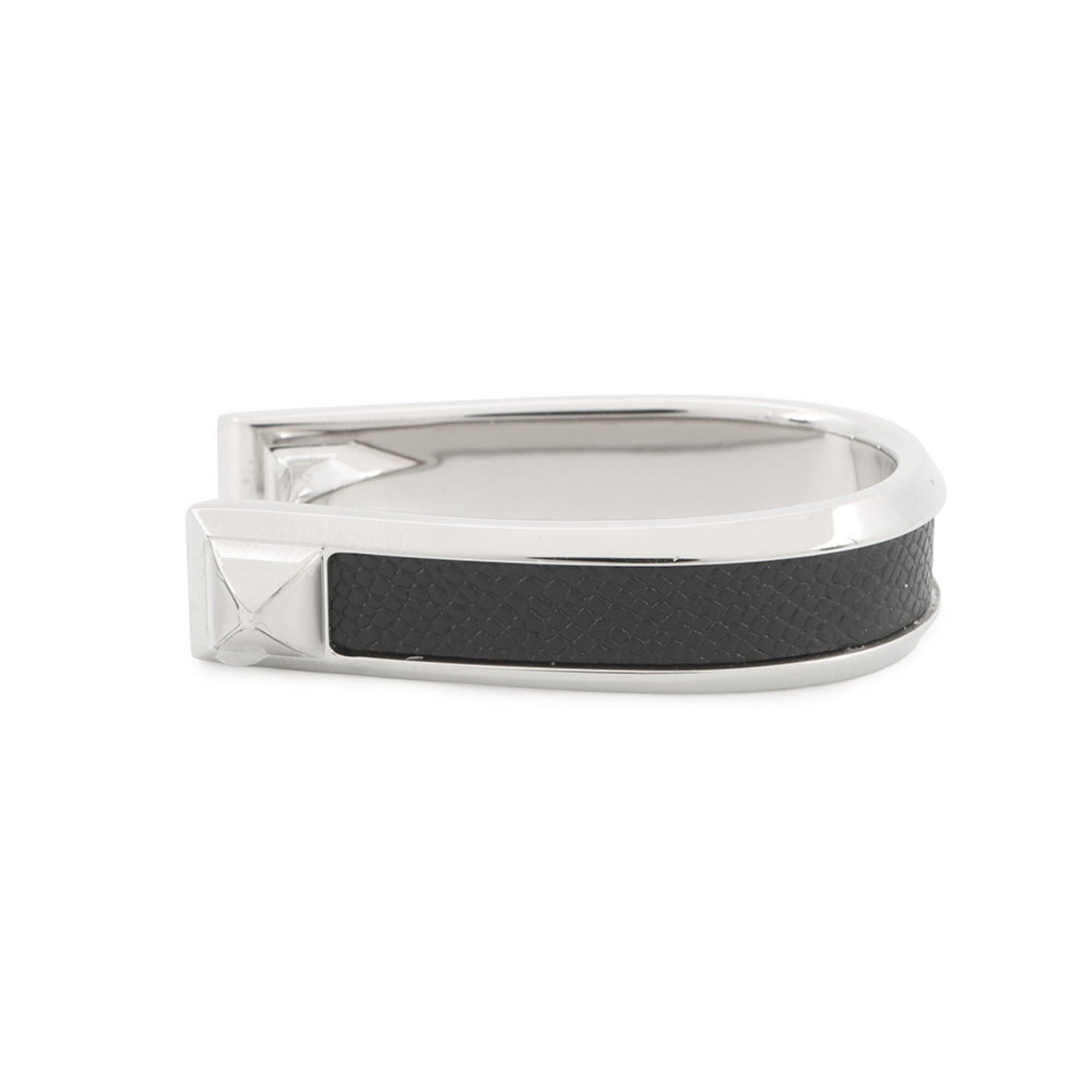 Hermes Hermes Ring Joquette Double Black Size 53 HERMES RING Size ONE SIZE - 3 Thumbnail