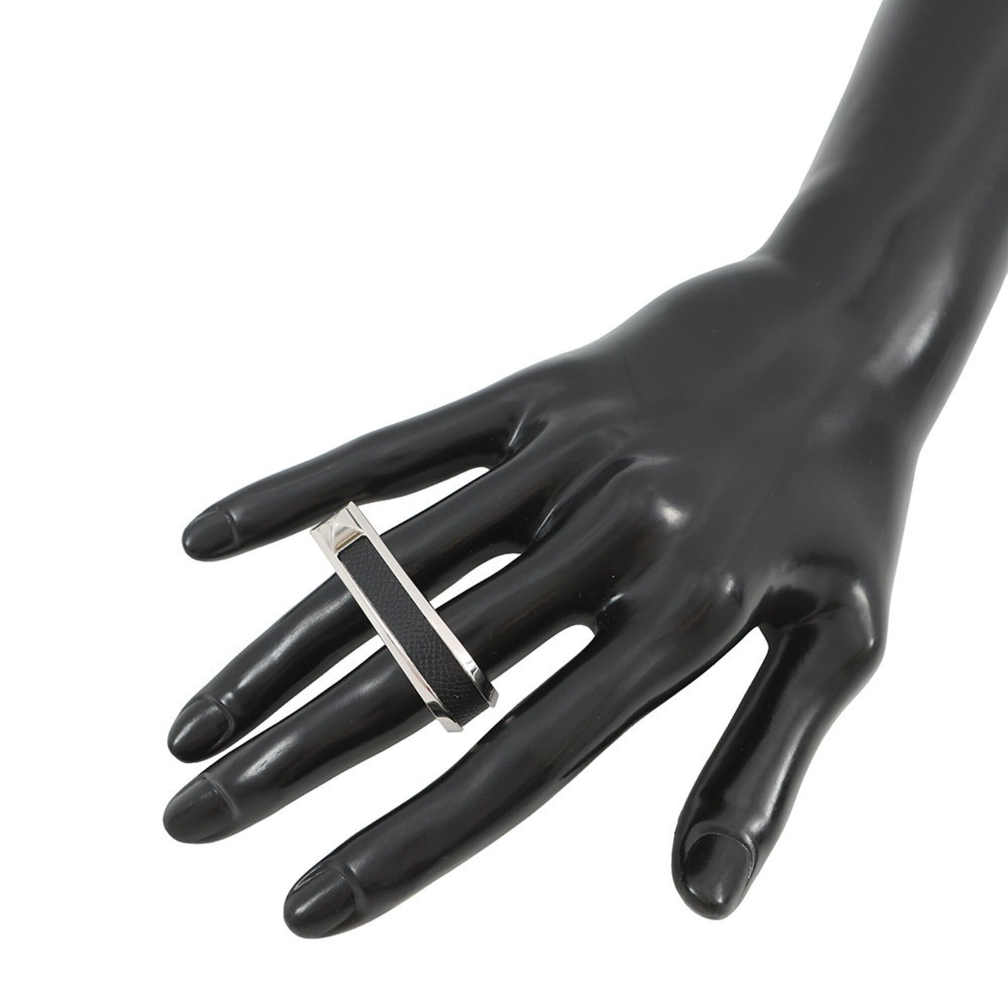 Hermes Hermes Ring Joquette Double Black Size 53 HERMES RING Size ONE SIZE - 5 Thumbnail