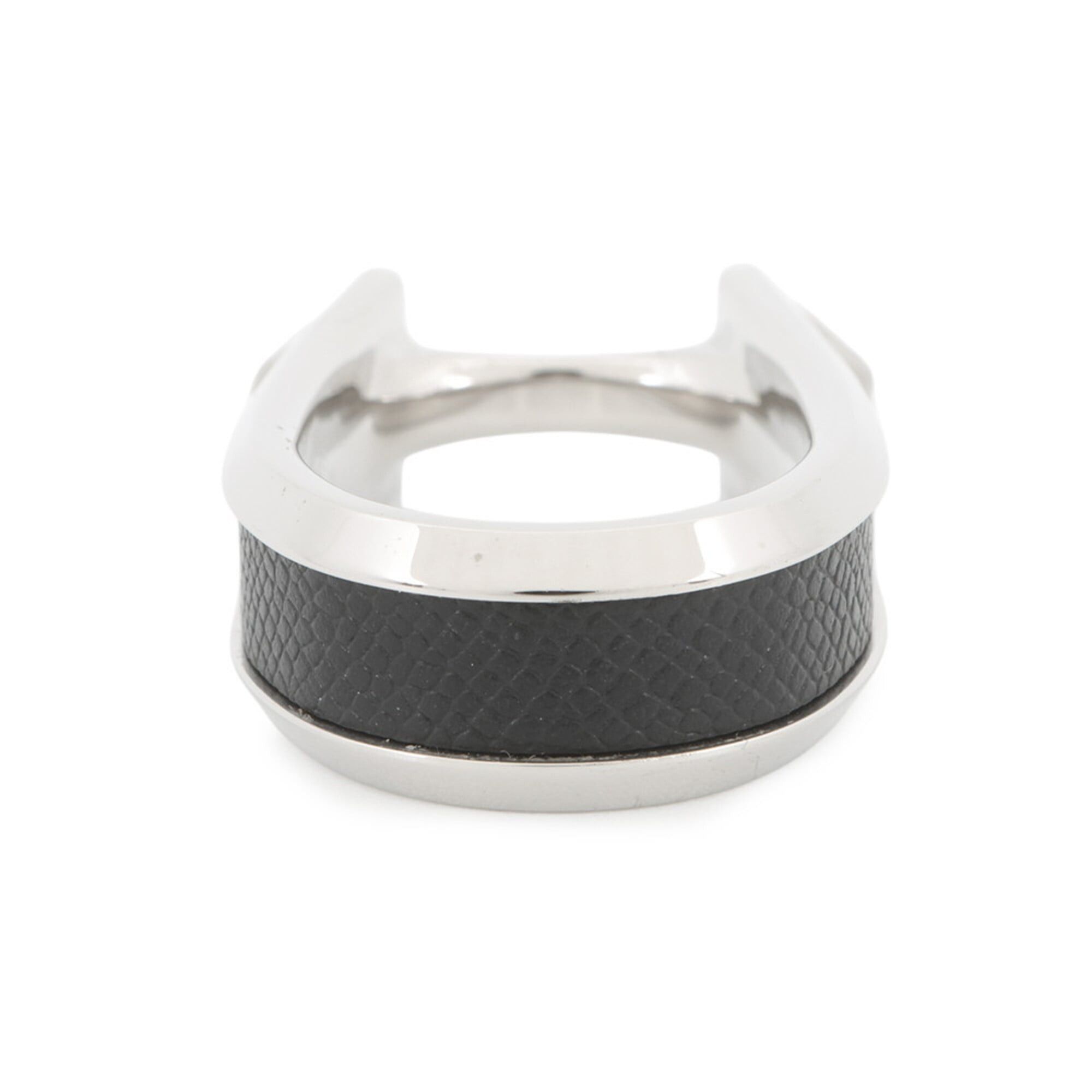 Hermes Hermes Ring Joquette Double Black Size 53 HERMES RING Size ONE SIZE - 2 Thumbnail