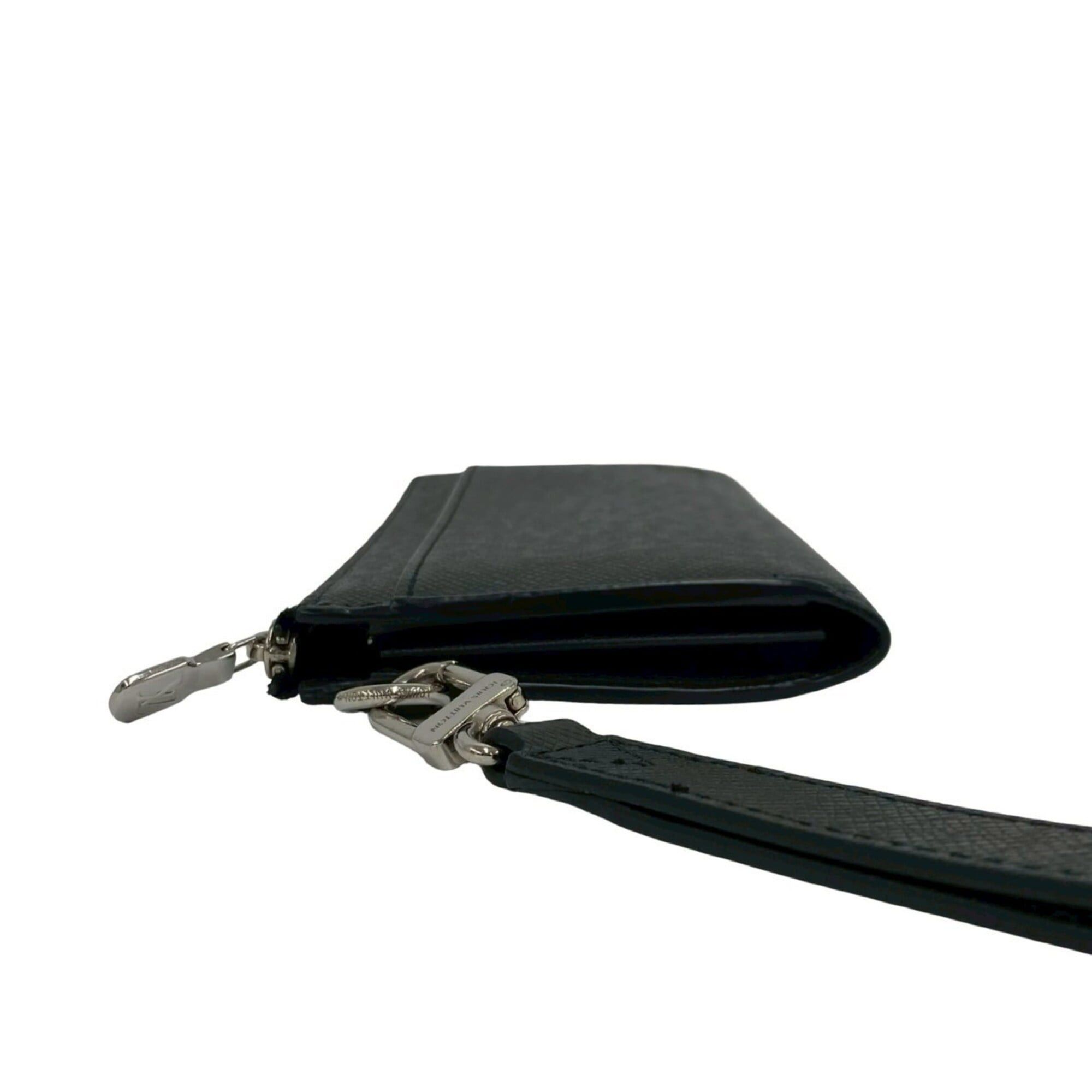 Louis Vuitton Louis Vuitton Zippy Dragonne Taiga Leather Genuine Zipper Long Wallet Noir Black 22301 Size ONE SIZE - 4 Thumbnail