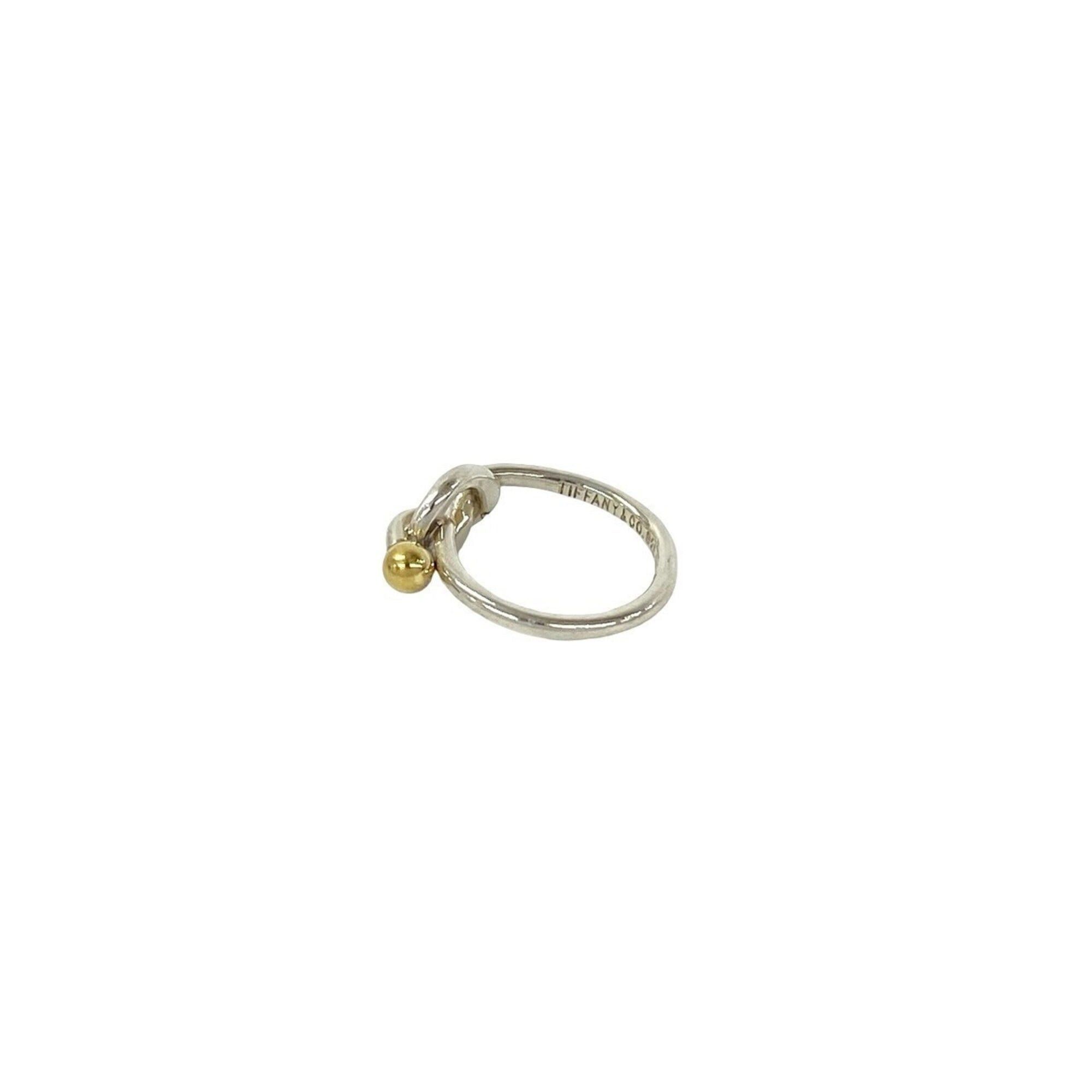 Tiffany & Co. TIFFANY&Co. Tiffany Love Knot Sterling Silver 925 18K Yellow Gold Ring - Women's Jewelry 32957 Size ONE SIZE - 5 Thumbnail