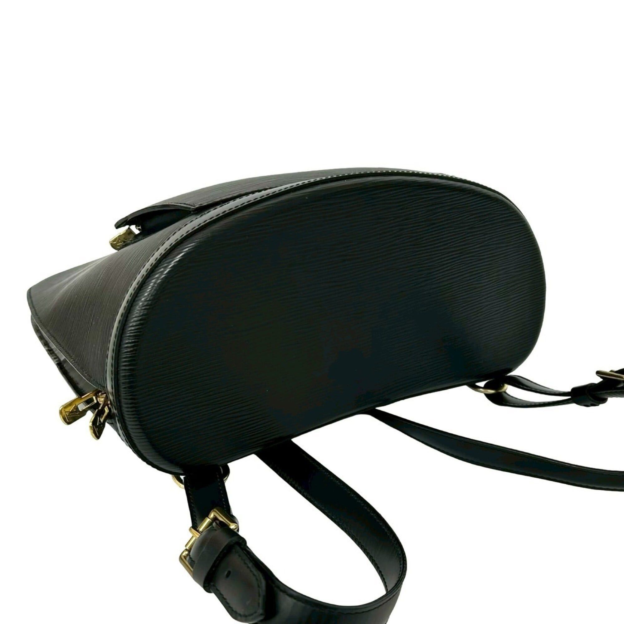 Louis Vuitton LOUIS VUITTON Vintage Gobelin Epi Leather Backpack, Black/Noir, 166-8 Size ONE SIZE - 7 Thumbnail