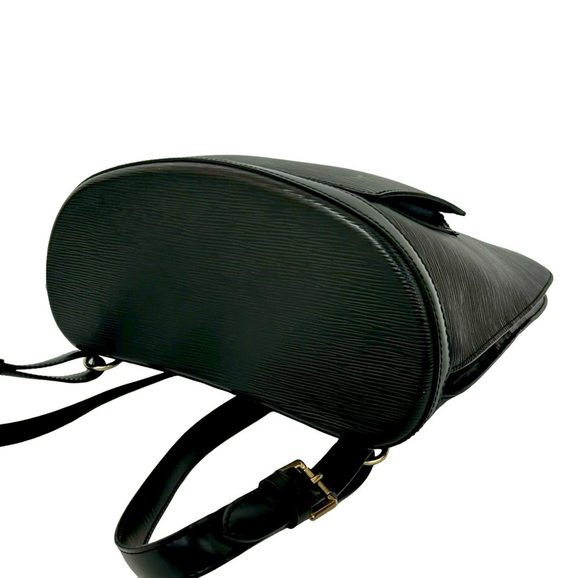 Louis Vuitton LOUIS VUITTON Vintage Gobelin Epi Leather Backpack, Black/Noir, 166-8 Size ONE SIZE - 8 Thumbnail