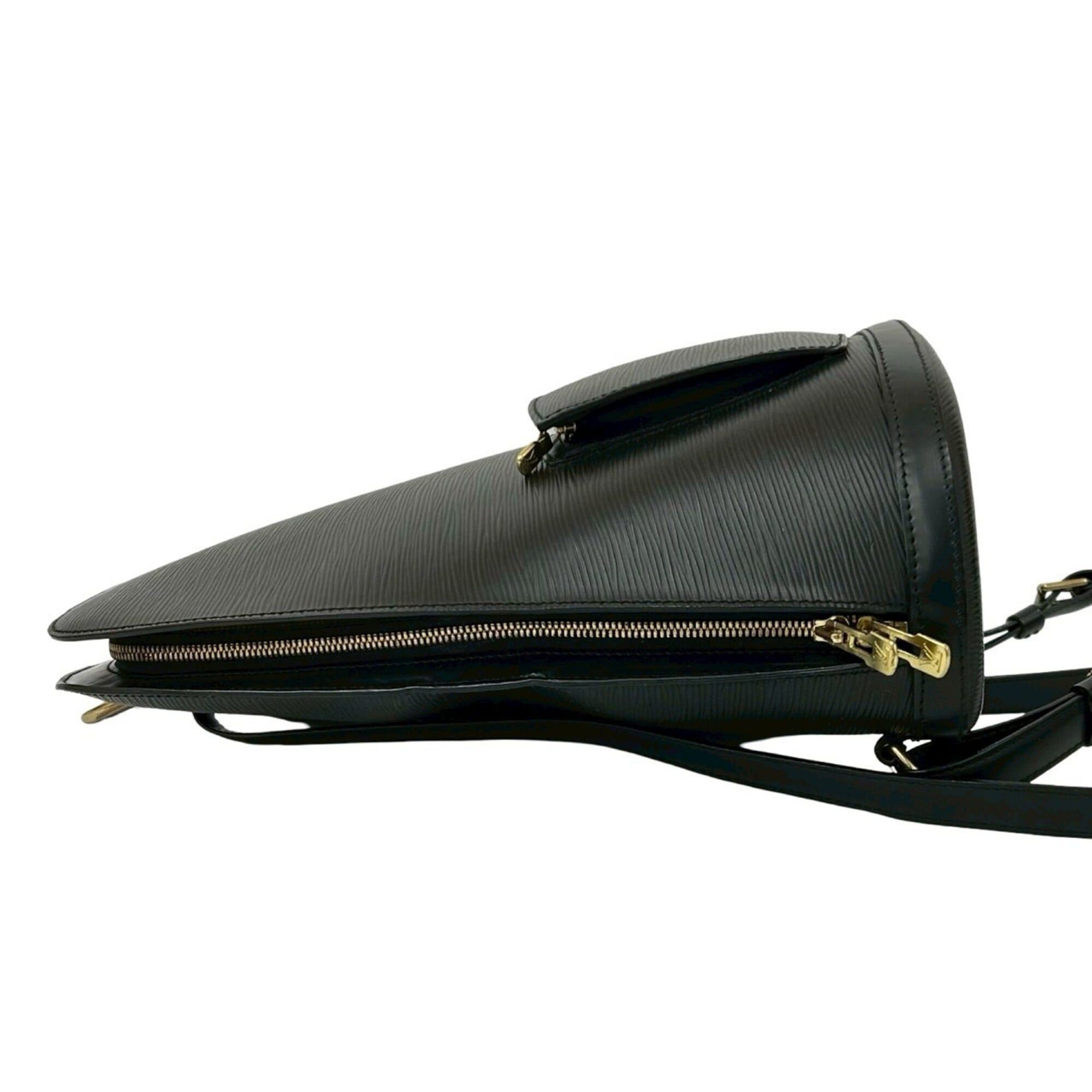 Louis Vuitton LOUIS VUITTON Vintage Gobelin Epi Leather Backpack, Black/Noir, 166-8 Size ONE SIZE - 5 Thumbnail