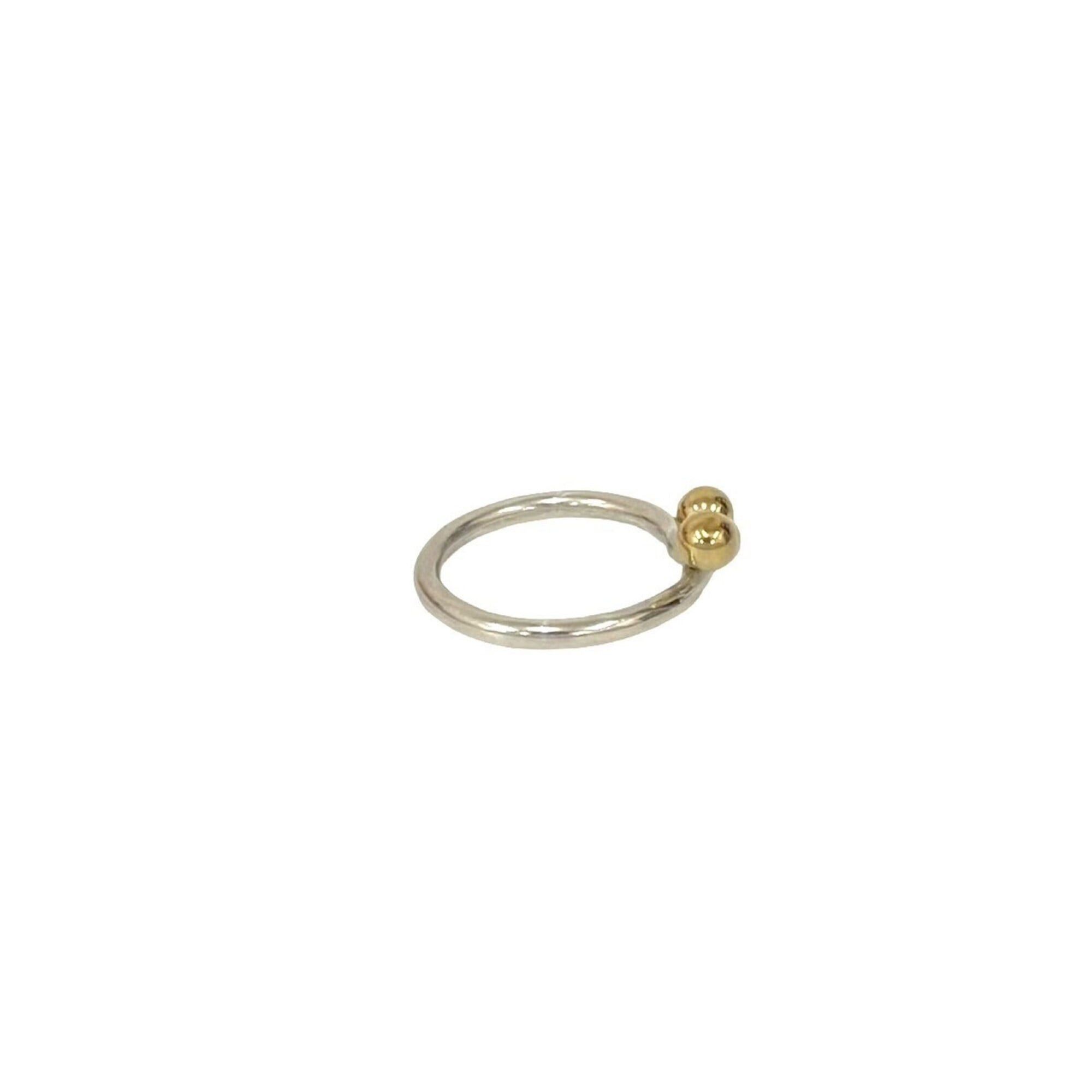 Tiffany & Co. TIFFANY&Co. Tiffany Love Knot Sterling Silver 925 18K Gold Ring - Women's & Men's 28728 Size ONE SIZE - 5 Thumbnail
