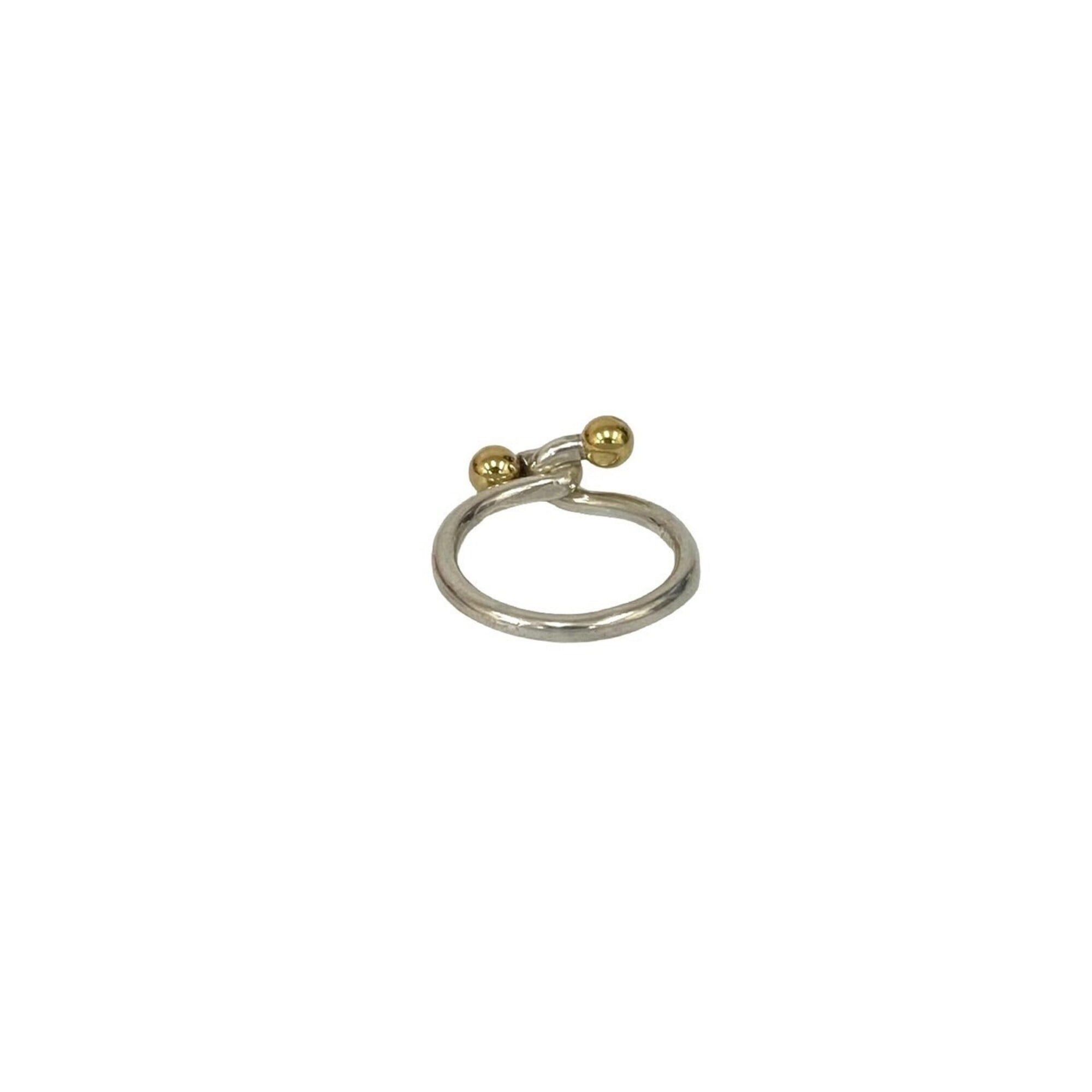 Tiffany & Co. TIFFANY&Co. Tiffany Love Knot Sterling Silver 925 18K Gold Ring - Women's & Men's 28728 Size ONE SIZE - 6 Thumbnail