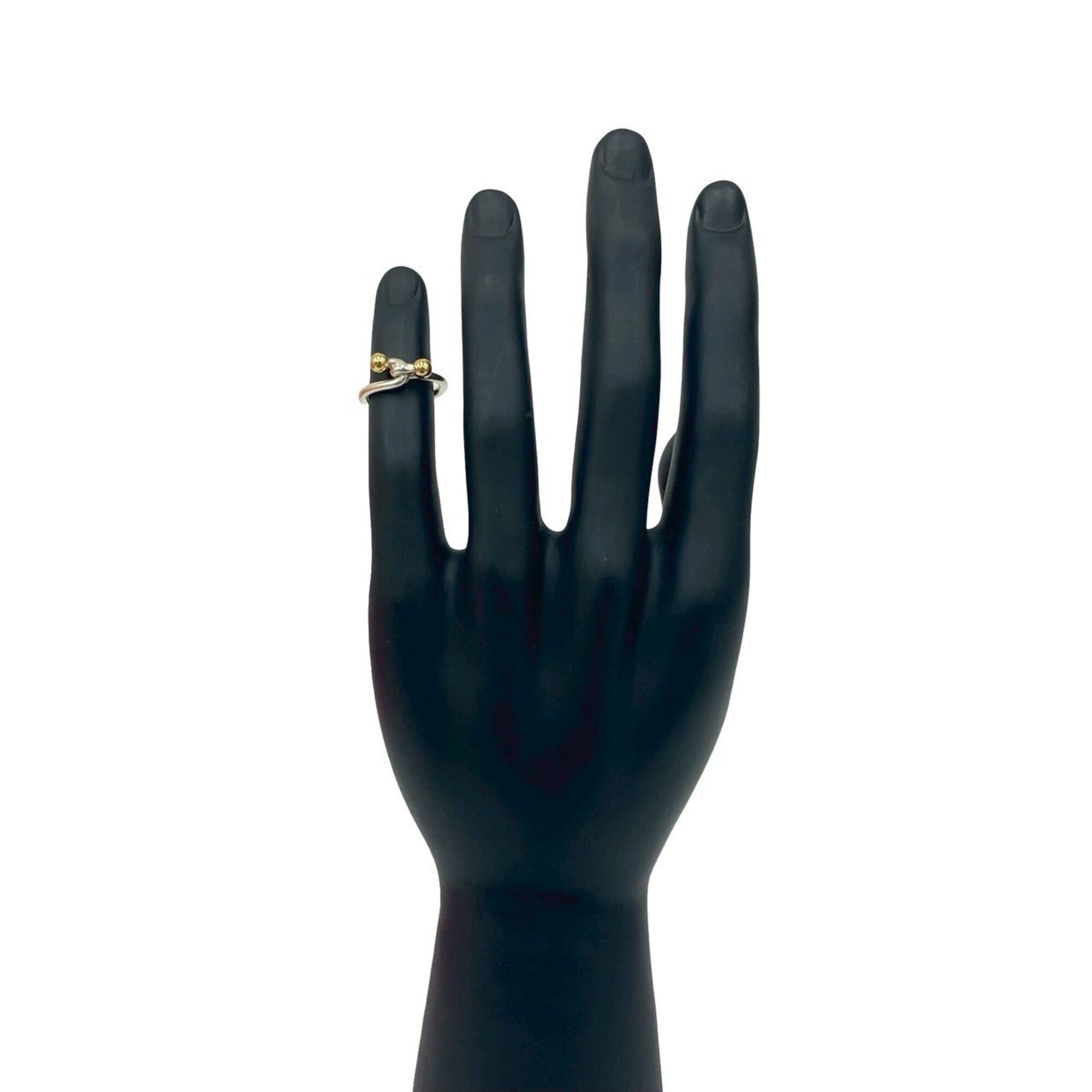 Tiffany & Co. TIFFANY&Co. Tiffany Love Knot Sterling Silver 925 18K Gold Ring - Women's & Men's 28728 Size ONE SIZE - 2 Thumbnail
