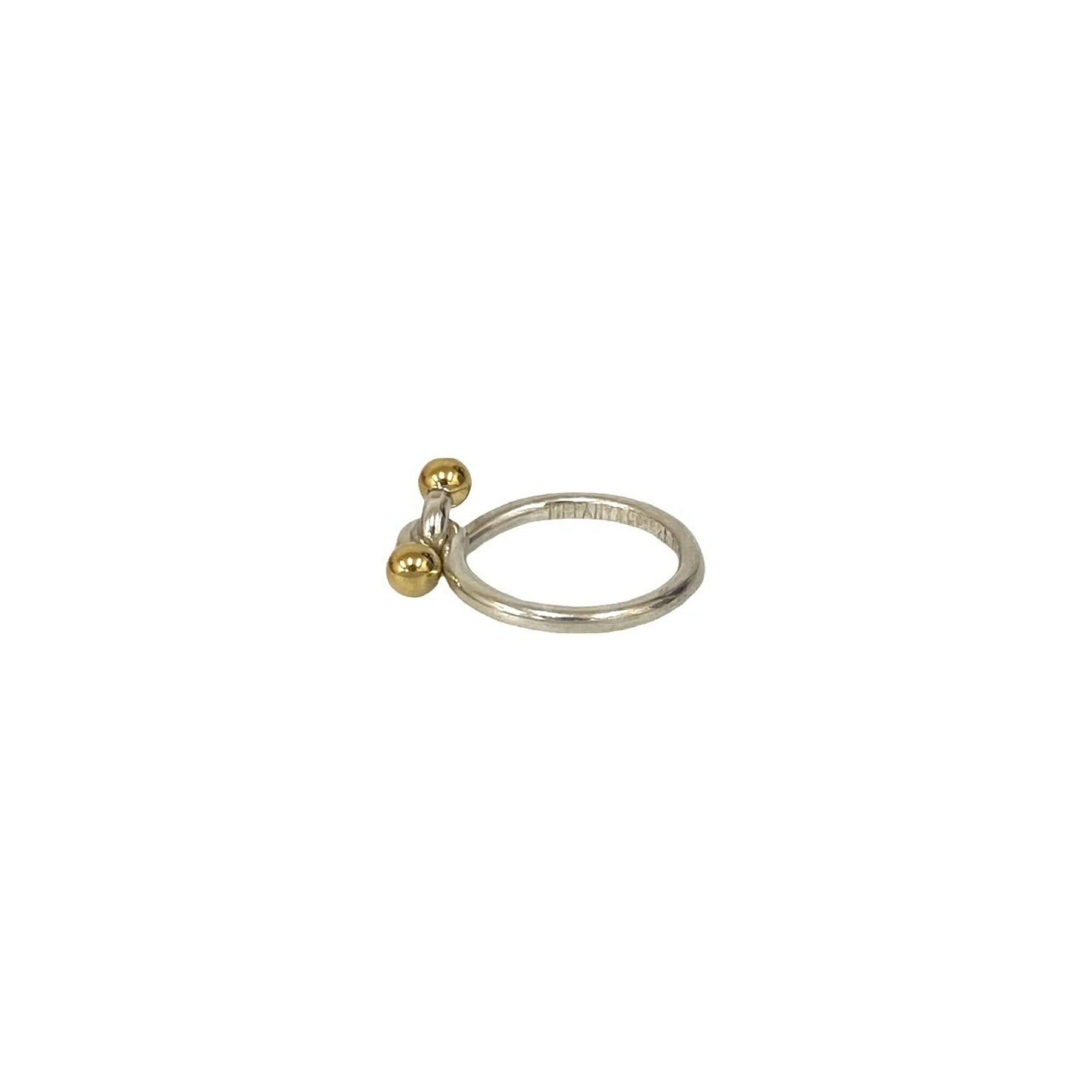 Tiffany & Co. TIFFANY&Co. Tiffany Love Knot Sterling Silver 925 18K Gold Ring - Women's & Men's 28728 Size ONE SIZE - 4 Thumbnail