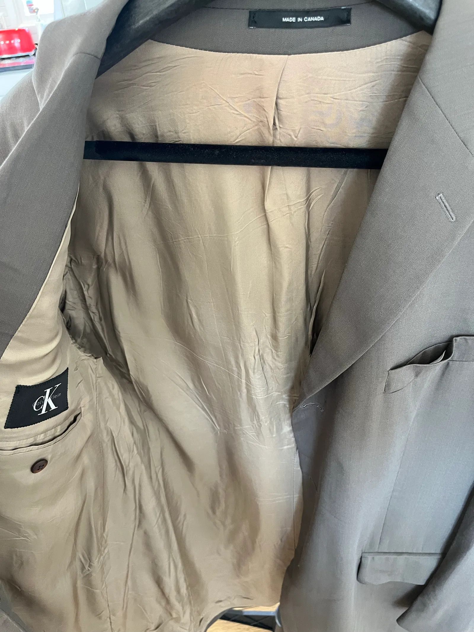 Calvin Klein Calvin Klein Blazer Size 44R - 7 Thumbnail
