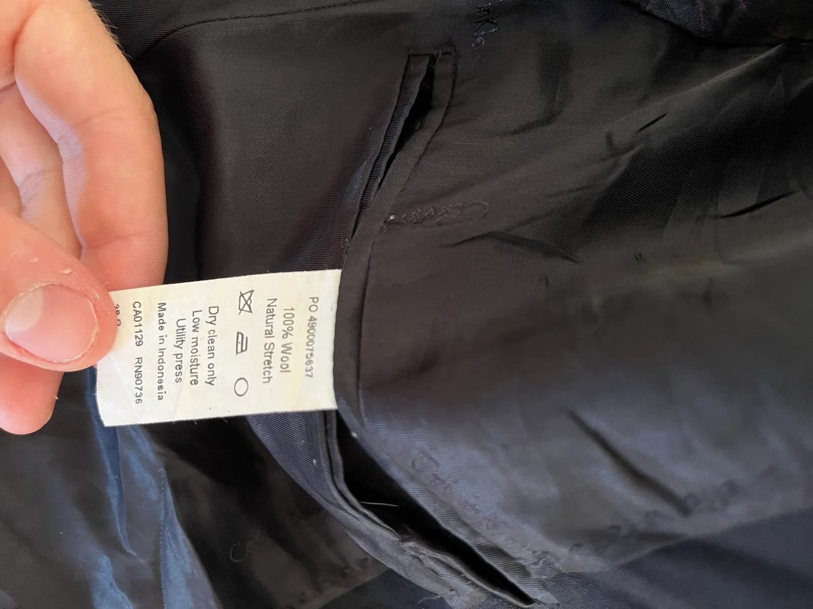Calvin Klein Calvin Klein Blazer Size 36R - 6 Thumbnail