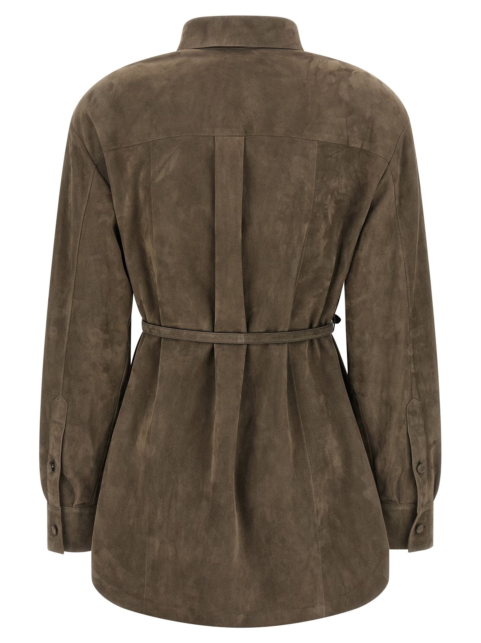 Fendi Suede Shirt Size M / US 6-8 / IT 42-44 - 2 Thumbnail