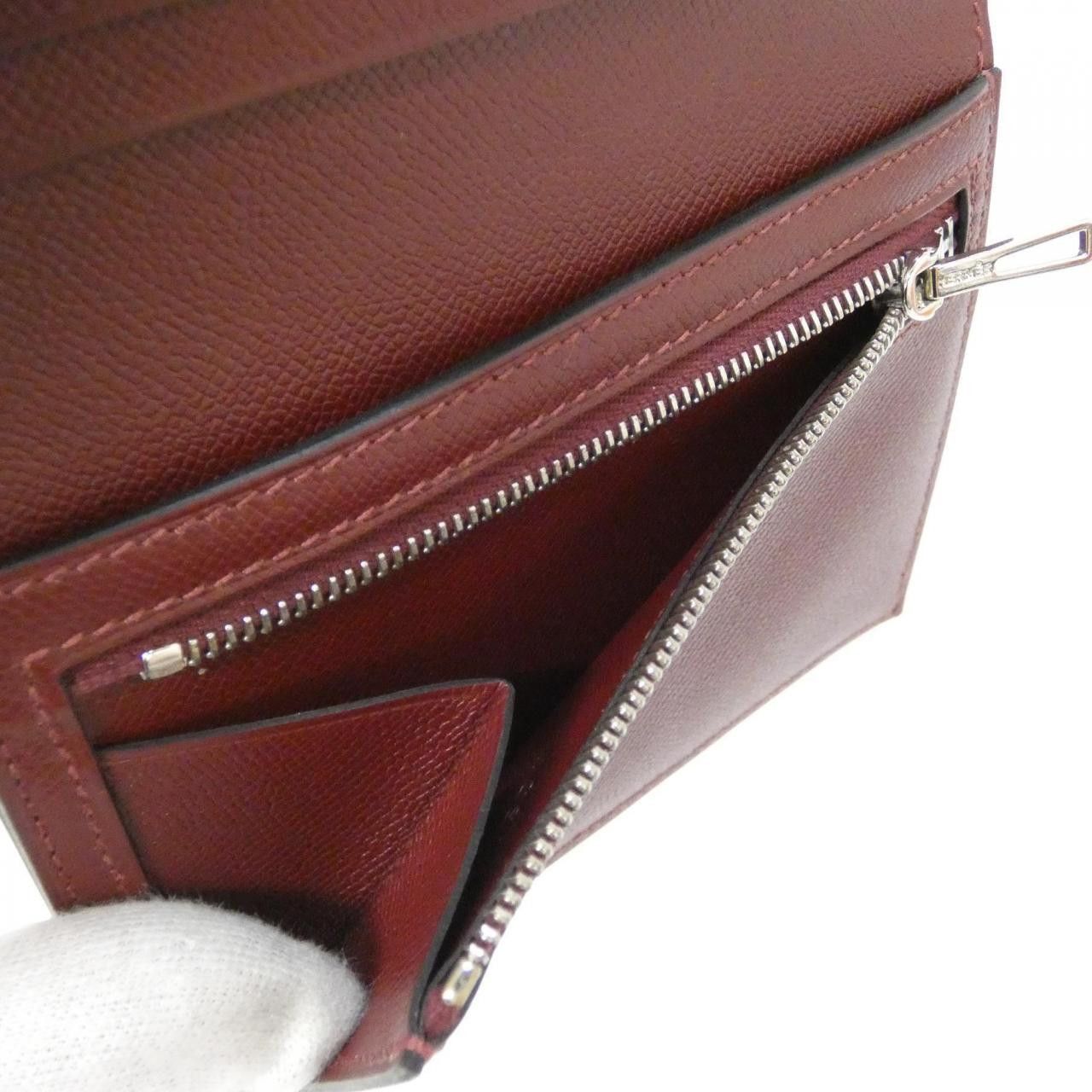 Hermes Hermes Hermes Bearn Compact Madame Wallet Leather Short Wallet W DUTY FREE for USA Size ONE SIZE - 6 Thumbnail