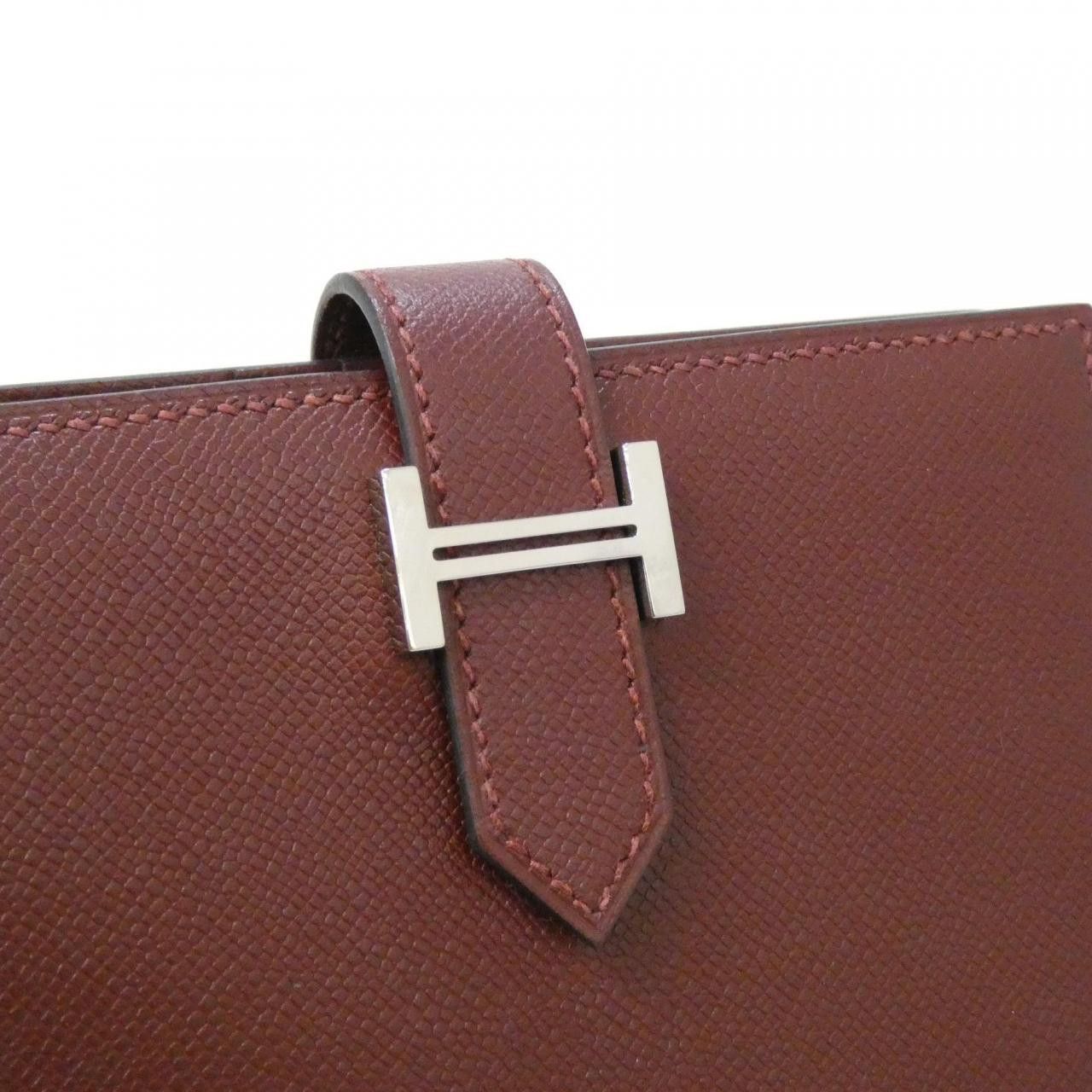 Hermes Hermes Hermes Bearn Compact Madame Wallet Leather Short Wallet W DUTY FREE for USA Size ONE SIZE - 3 Thumbnail