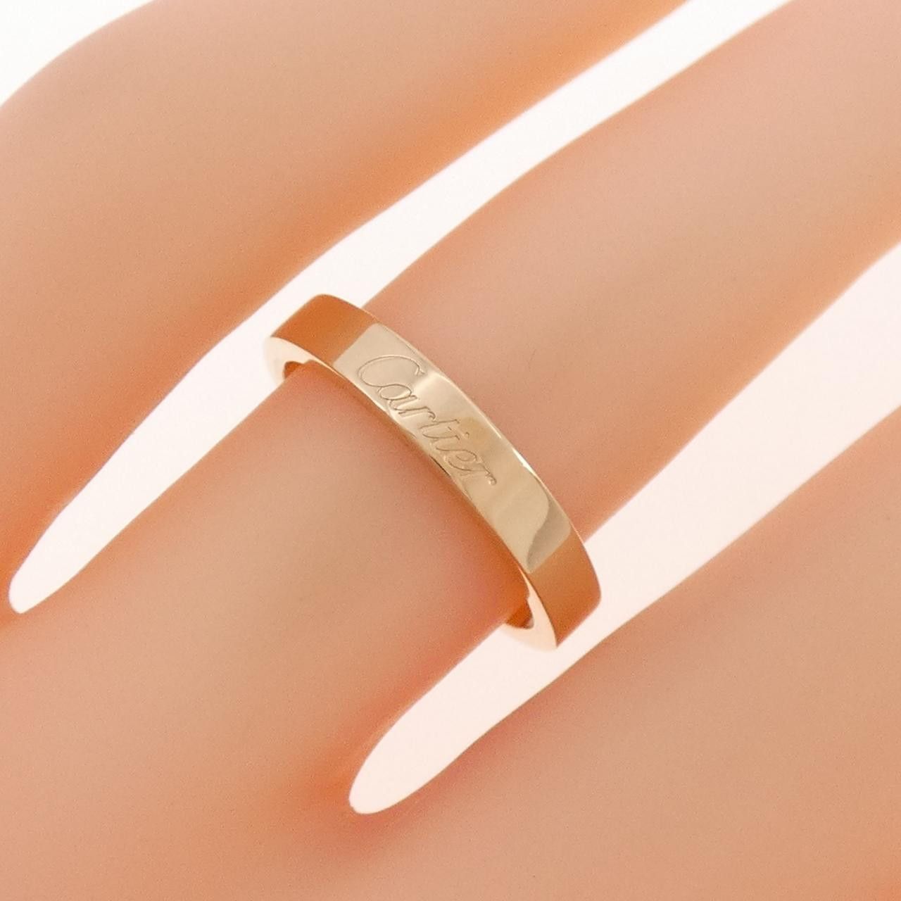 Cartier Cartier Cartier C de Cartier 750 Pink Gold Wedding Ring Size 48 Precious Metal Ring B4087200 DUTY FREE for USA Size ONE SIZE - 5 Thumbnail