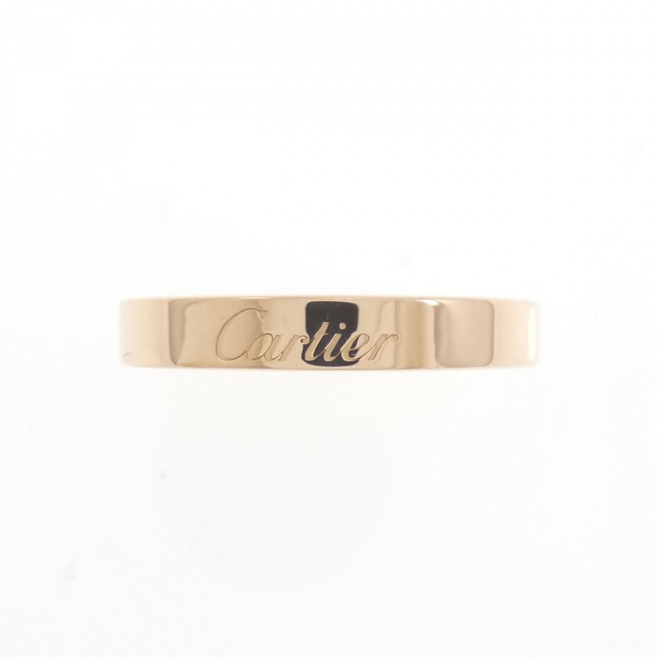 Cartier Cartier Cartier C de Cartier 750 Pink Gold Wedding Ring Size 48 Precious Metal Ring B4087200 DUTY FREE for USA Size ONE SIZE - 2 Thumbnail