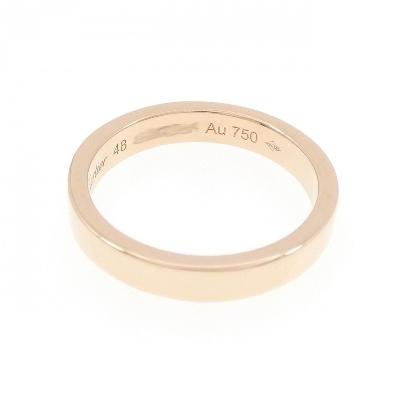 Cartier Cartier Cartier C de Cartier 750 Pink Gold Wedding Ring Size 48 Precious Metal Ring B4087200 DUTY FREE for USA Size ONE SIZE - 3 Thumbnail