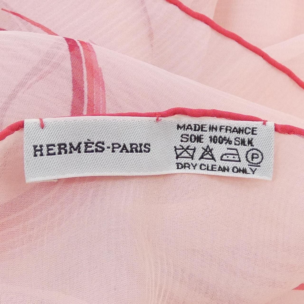 Hermes Hermes Hermes Silk Mousseline Stole Textile Scarf DUTY FREE for USA Size ONE SIZE - 3 Thumbnail