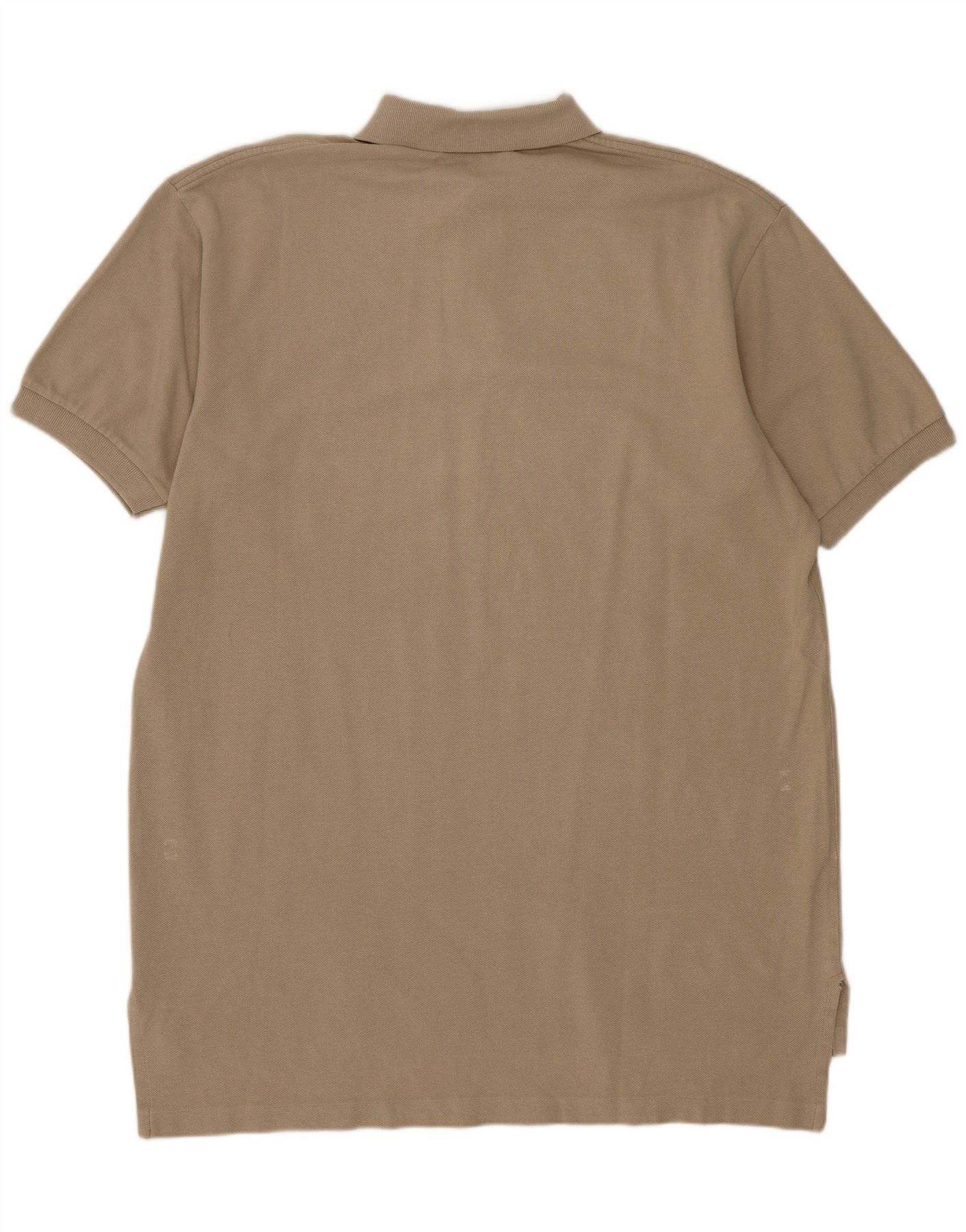 Polo Ralph Lauren Mens Polo Shirt Large Beige Cotton Size US XXL / EU 58 / 5 - 2 Thumbnail