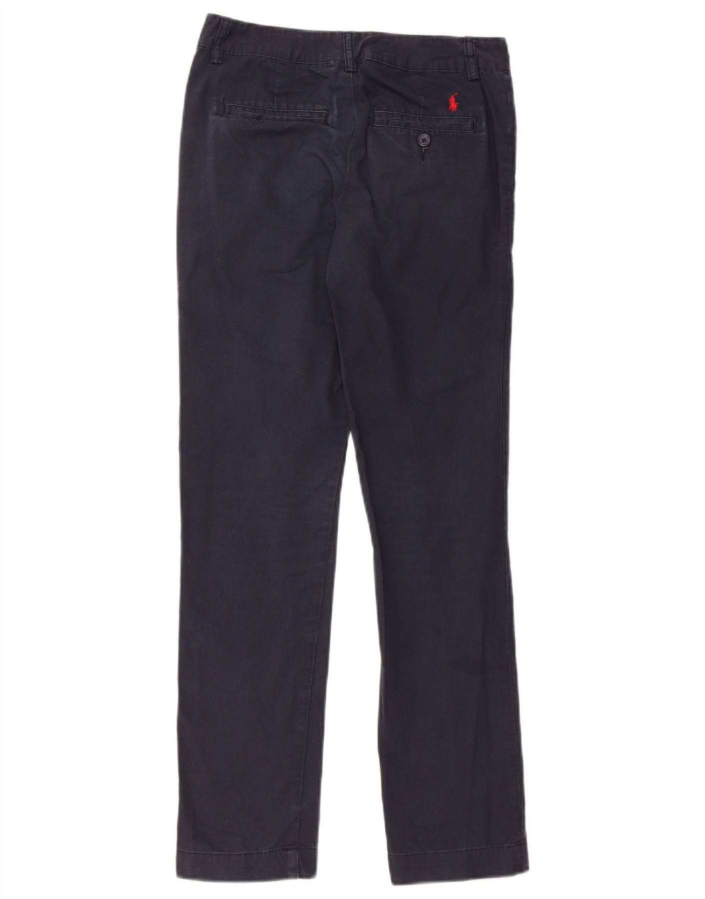 Polo Ralph Lauren Boys Chino Trousers 9-10 Years W24 L26 Navy Blue Size 28" / US 6 / IT 42 - 2 Thumbnail