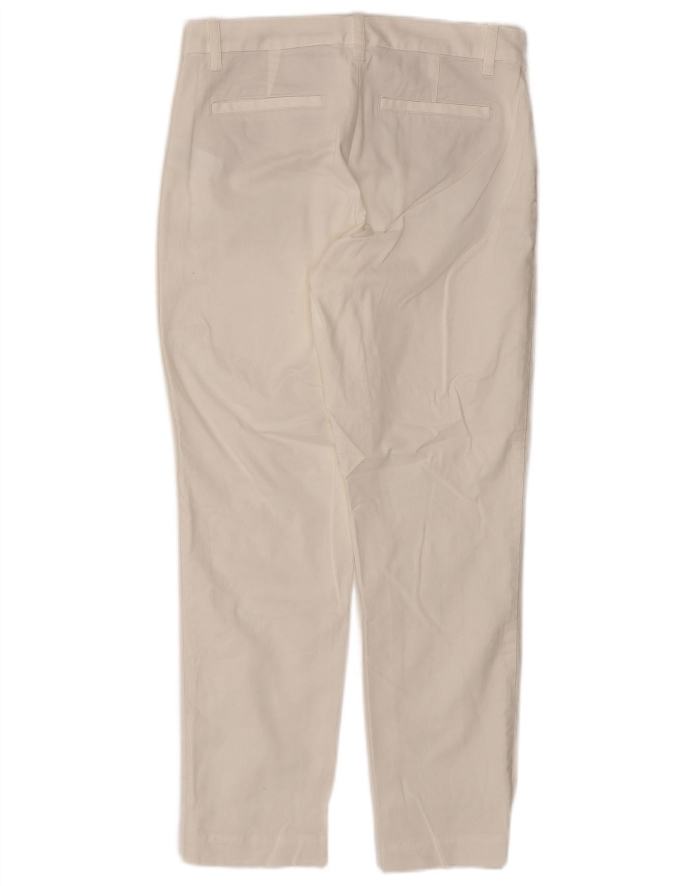 Polo Ralph Lauren Womens Slim Chino Trousers US 10 Large W32 L27 White Size 28" / US 6 / IT 42 - 2 Thumbnail