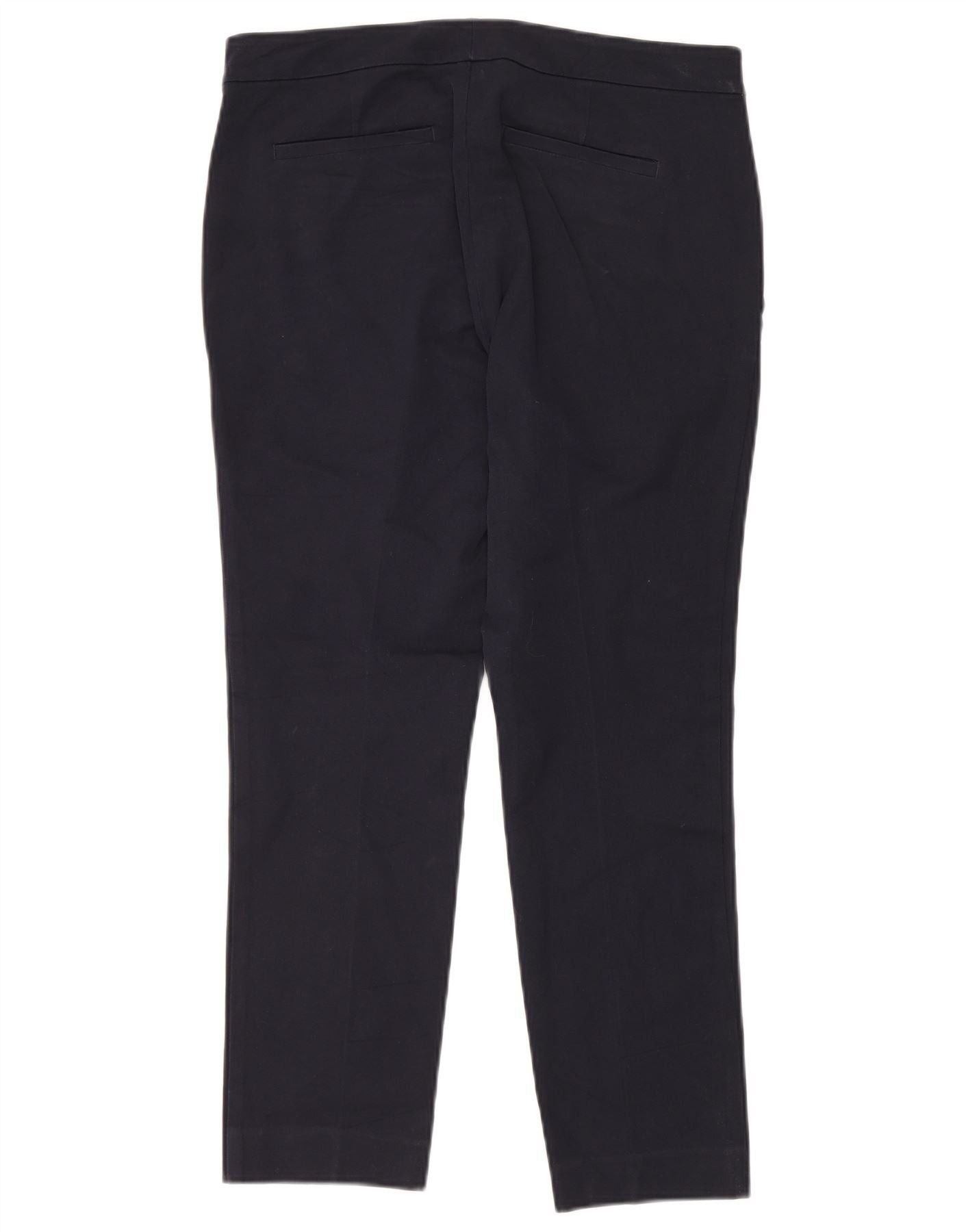 Ralph Lauren Womens Slim Chino Trousers US 6 Medium W34 L30 Navy Blue Size 26" / US 2 / IT 38 - 2 Thumbnail