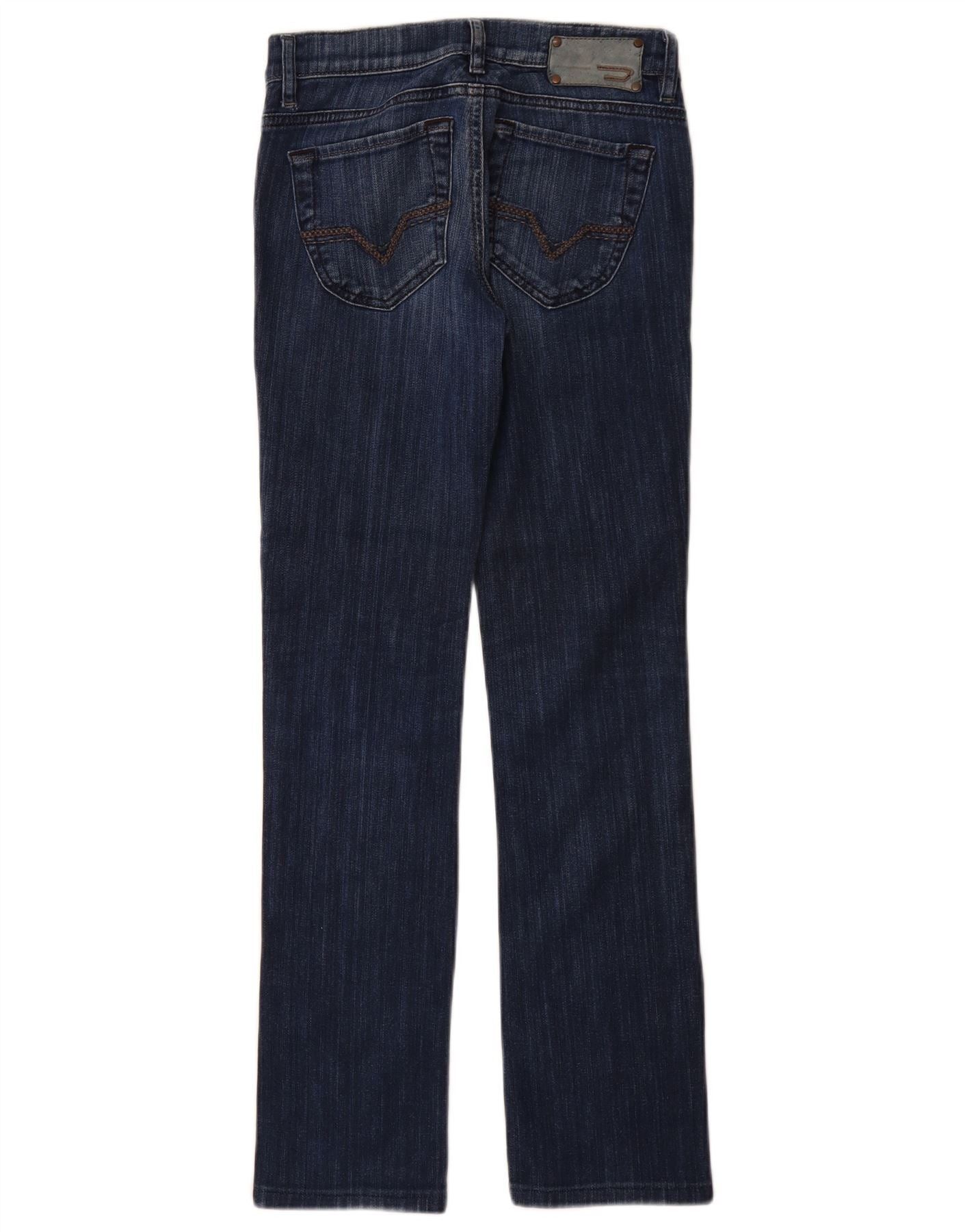Diesel Womens Liv Straight Jeans W25 L29 Blue Cotton Size 42" / US 20 - 2 Thumbnail