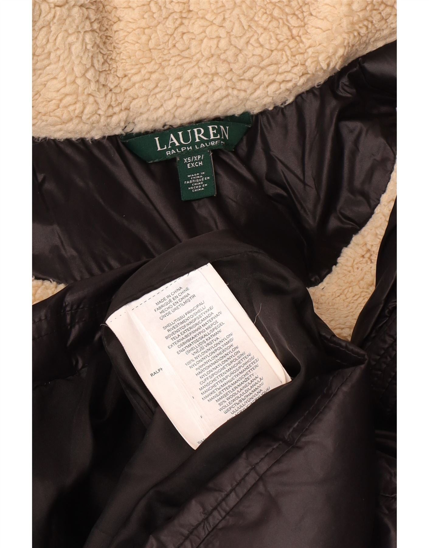 Polo Ralph Lauren Womens Hooded Padded Coat UK 6 XS Black Nylon Winter Size S / US 4 / IT 40 - 5 Thumbnail
