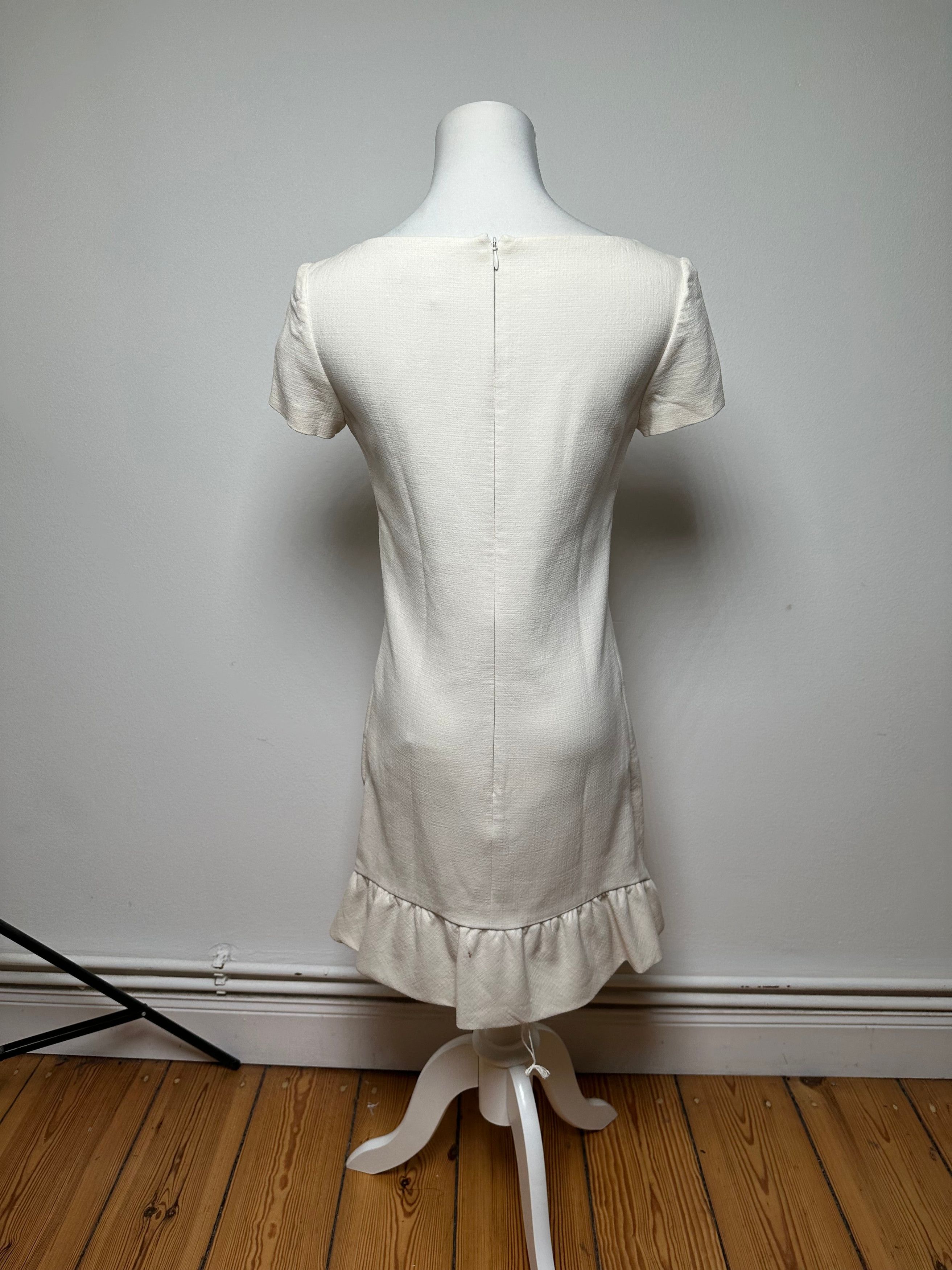 Emilio Pucci Vintage Wool Dress White M Size XS / US 0-2 / IT 36-38 - 3 Thumbnail
