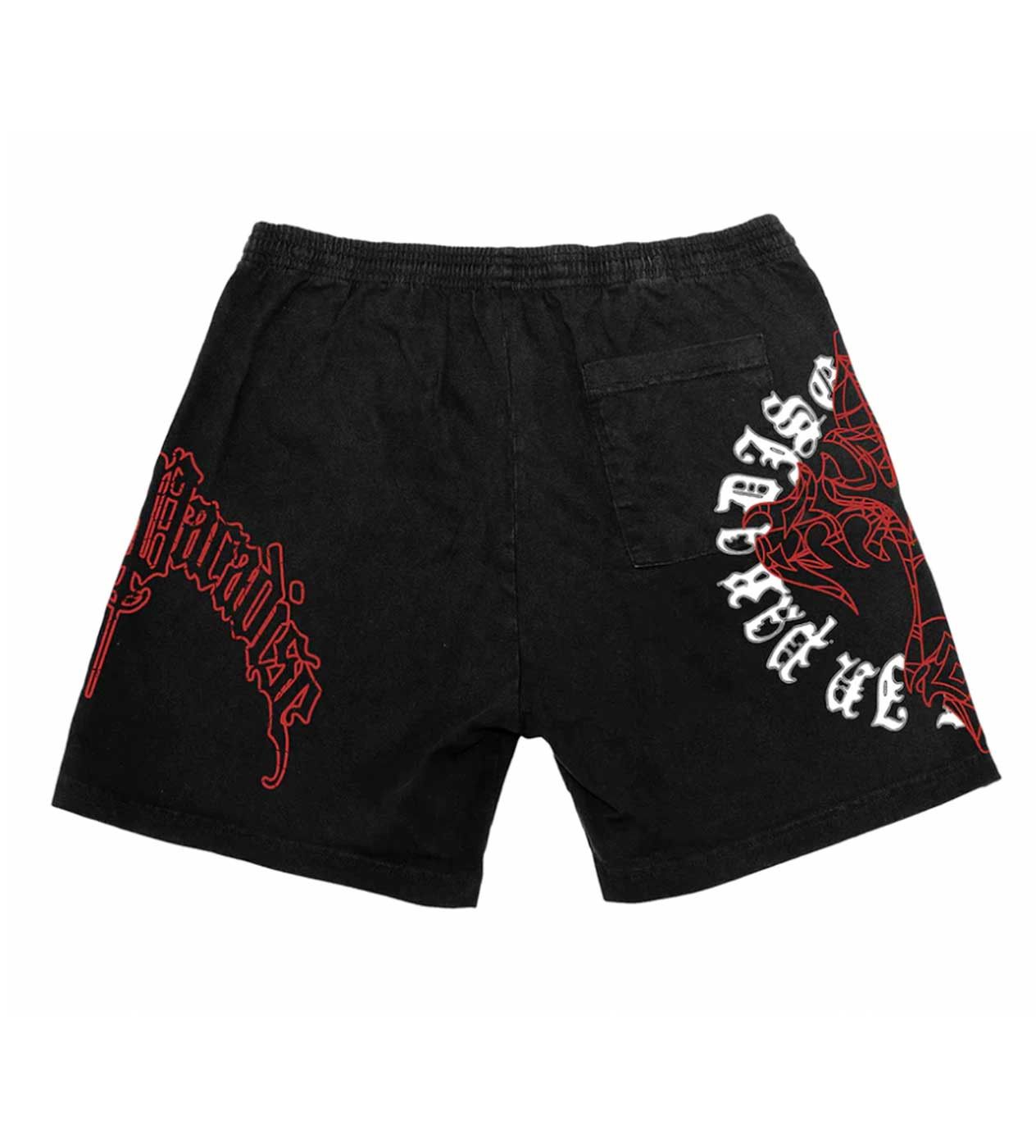 Revenge Web Cross Shorts Black Size US 34 / EU 50 - 2 Thumbnail