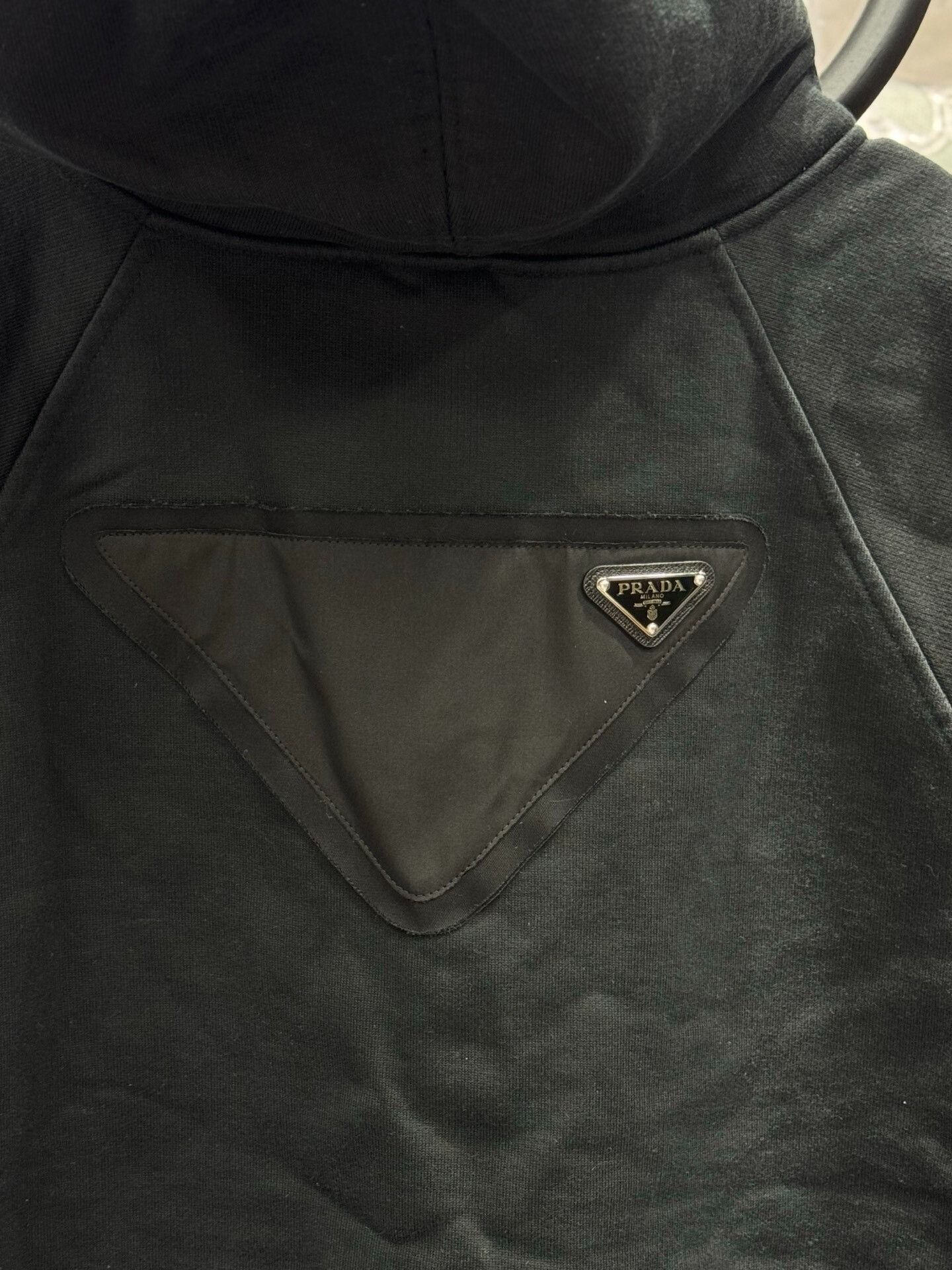 Prada Prada Black Hoodie M Men Size US M / EU 48-50 / 2 - 3 Thumbnail