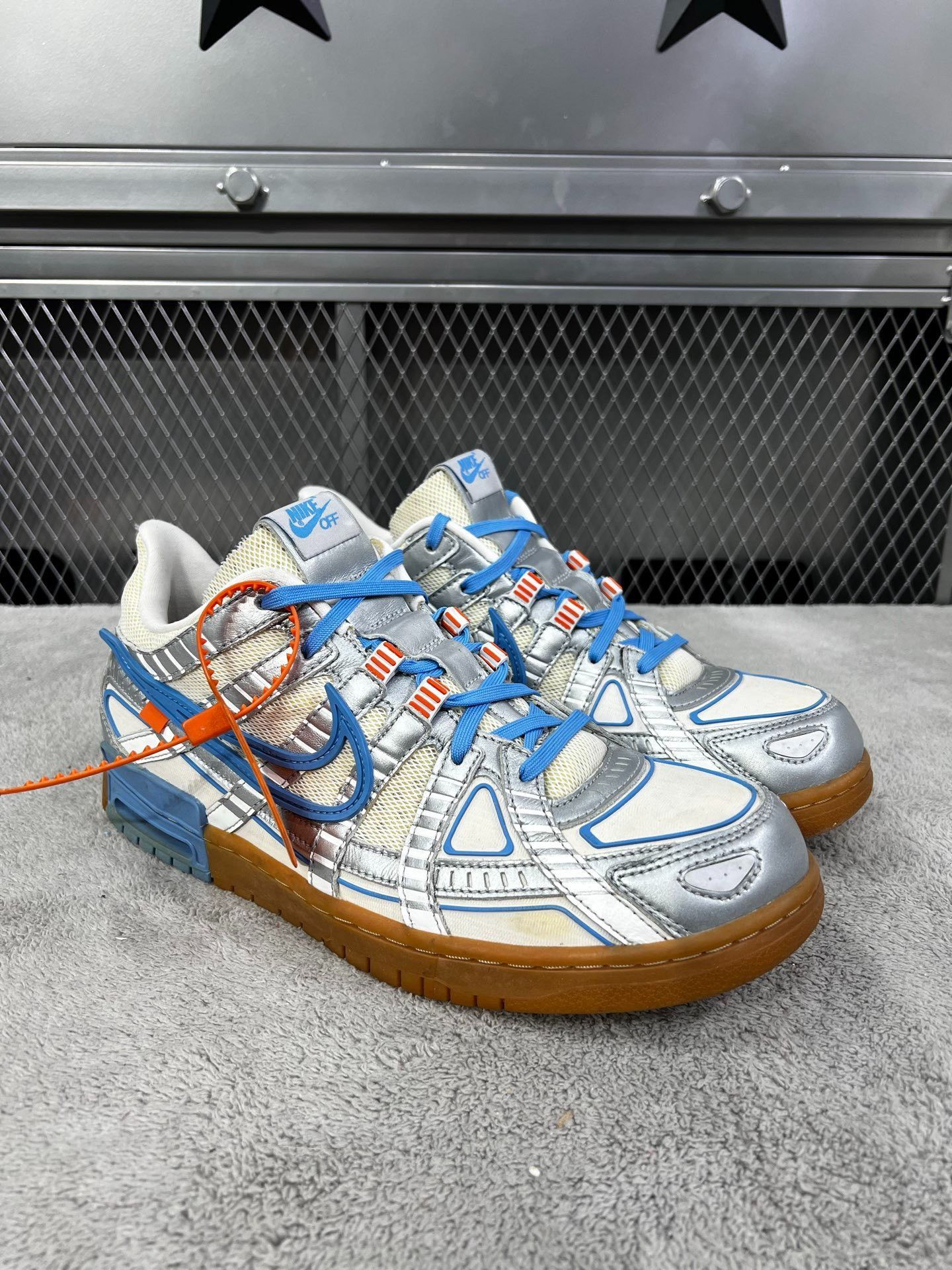Off-White Off-White DUNK Blue Lowtop Sneakers 44.5 Men Size US 11 / EU 44 - 3 Thumbnail