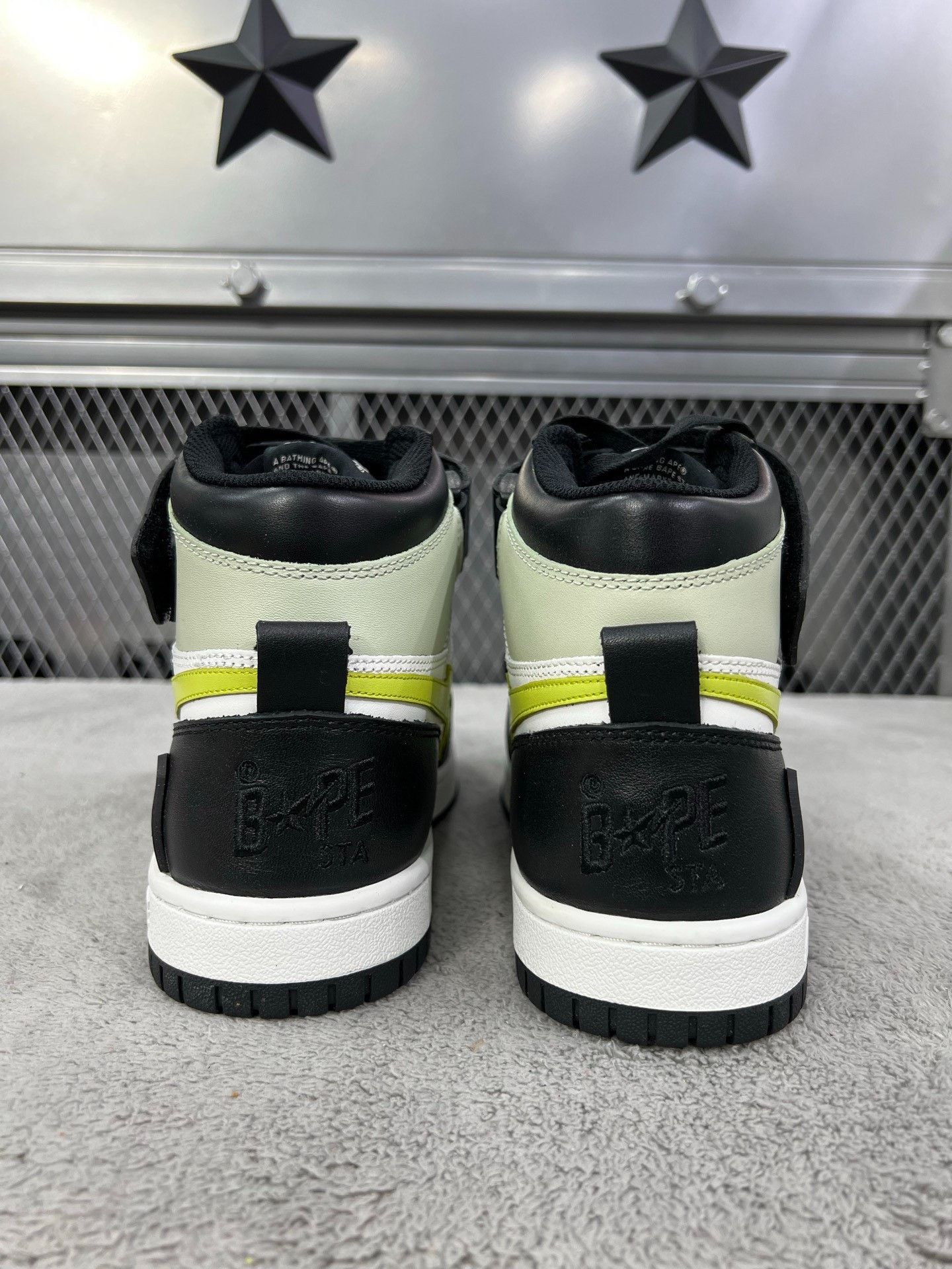 Bape Bape Leather Green Hitop Sneakers 41 Men Size US 8.5 / EU 41-42 - 6 Thumbnail