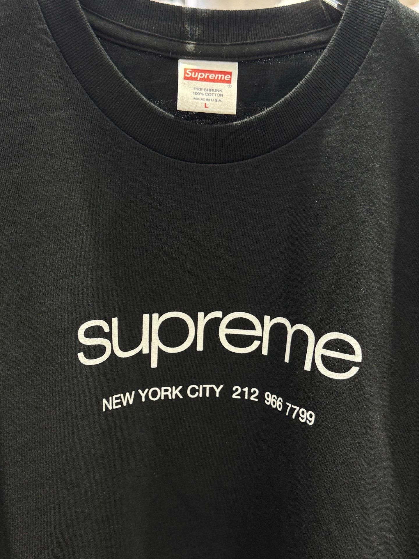 Supreme Supreme Black T-Shirt L Men Size US L / EU 52-54 / 3 - 3 Thumbnail