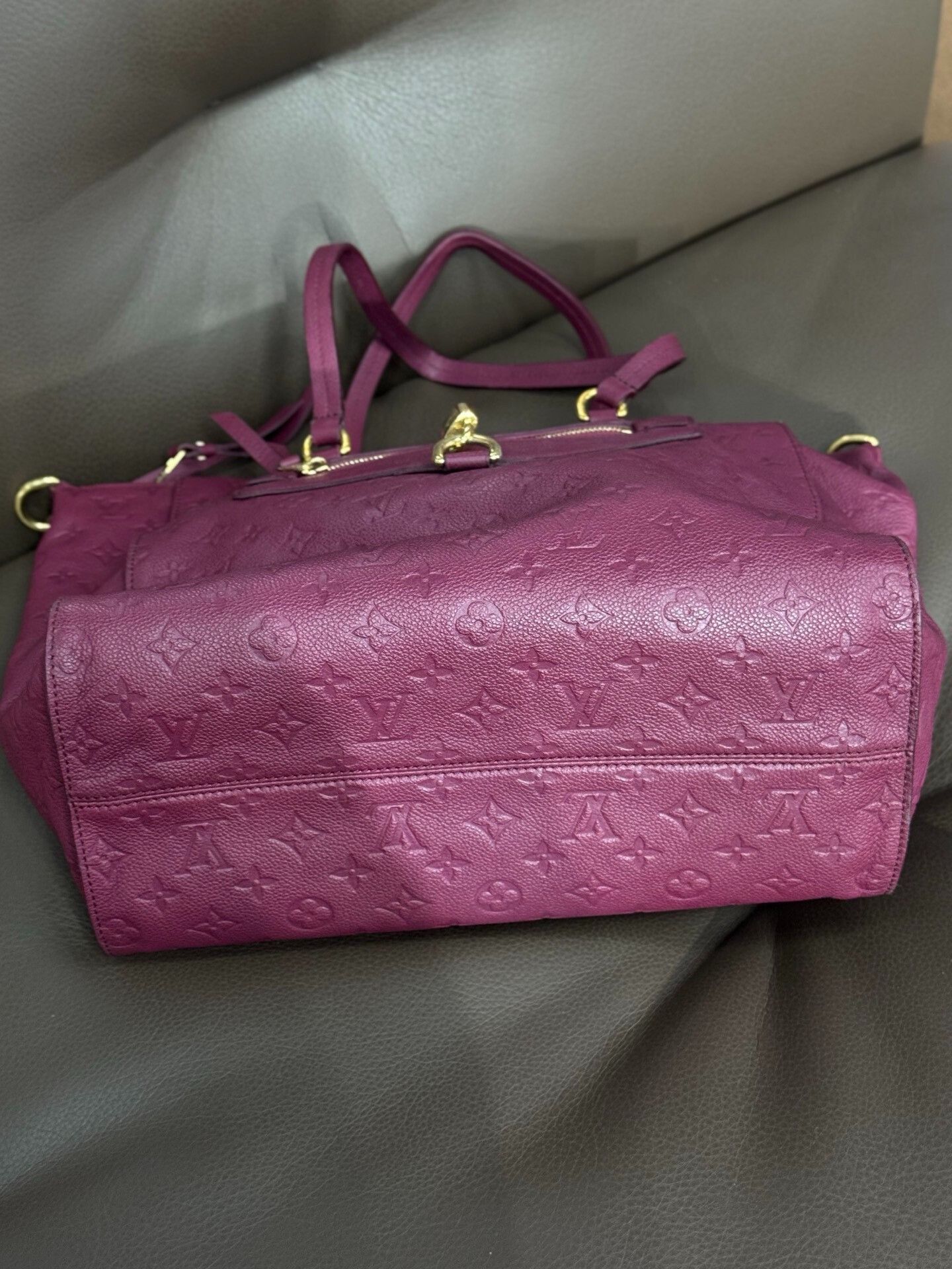 Louis Vuitton Louis Vuitton Leather Red Shoulder Bag M Women Size ONE SIZE - 5 Thumbnail